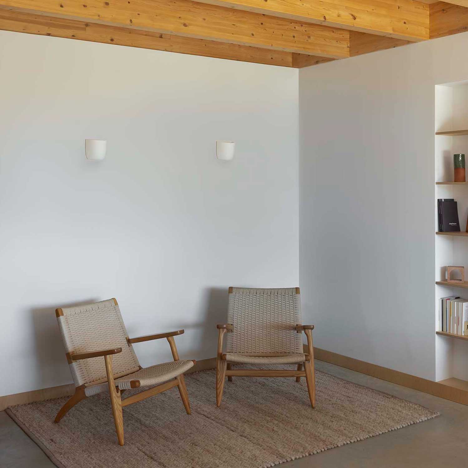 Kappu - Aplique de pared de diseño en yeso para salón