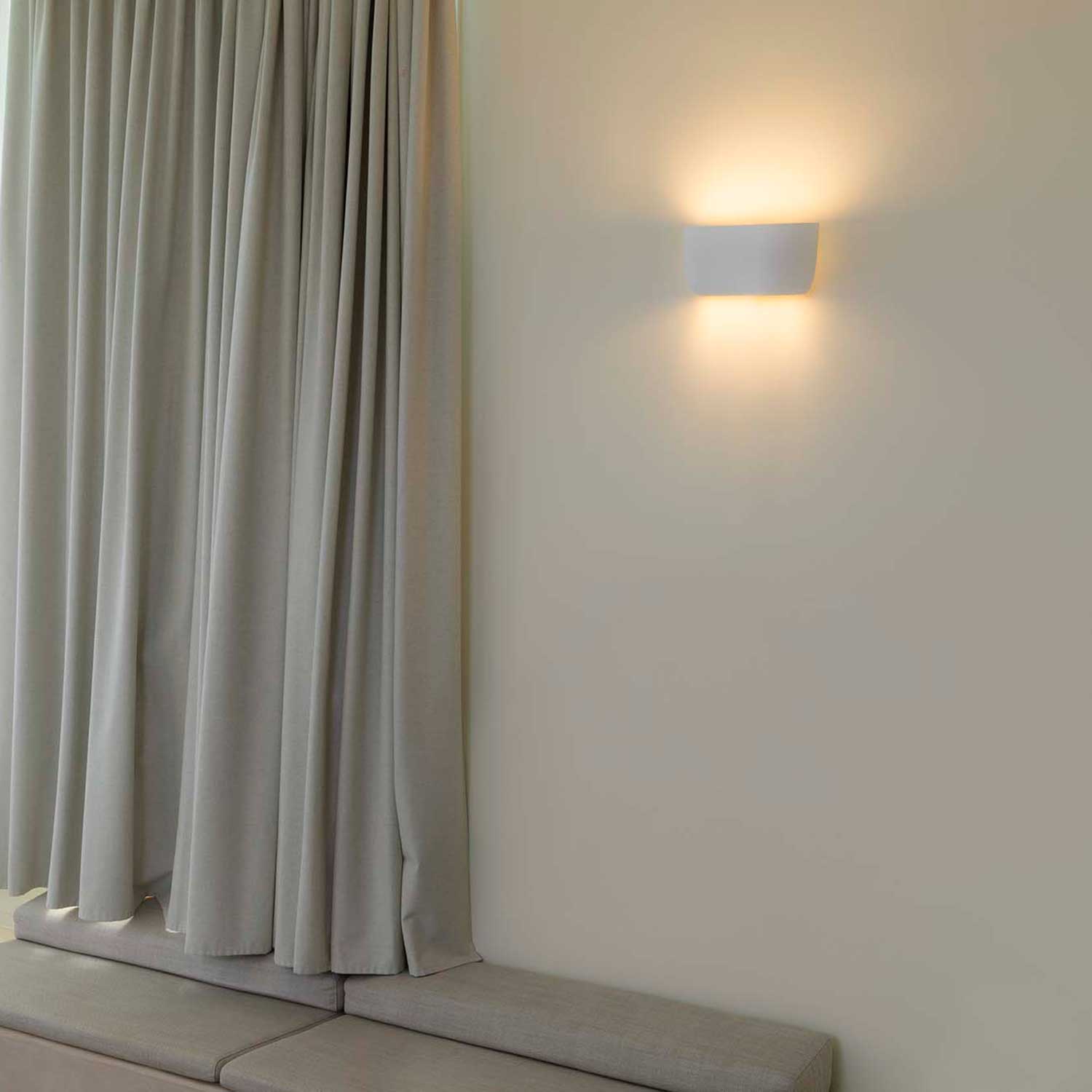 Kappu - Aplique de pared de diseño en yeso para salón