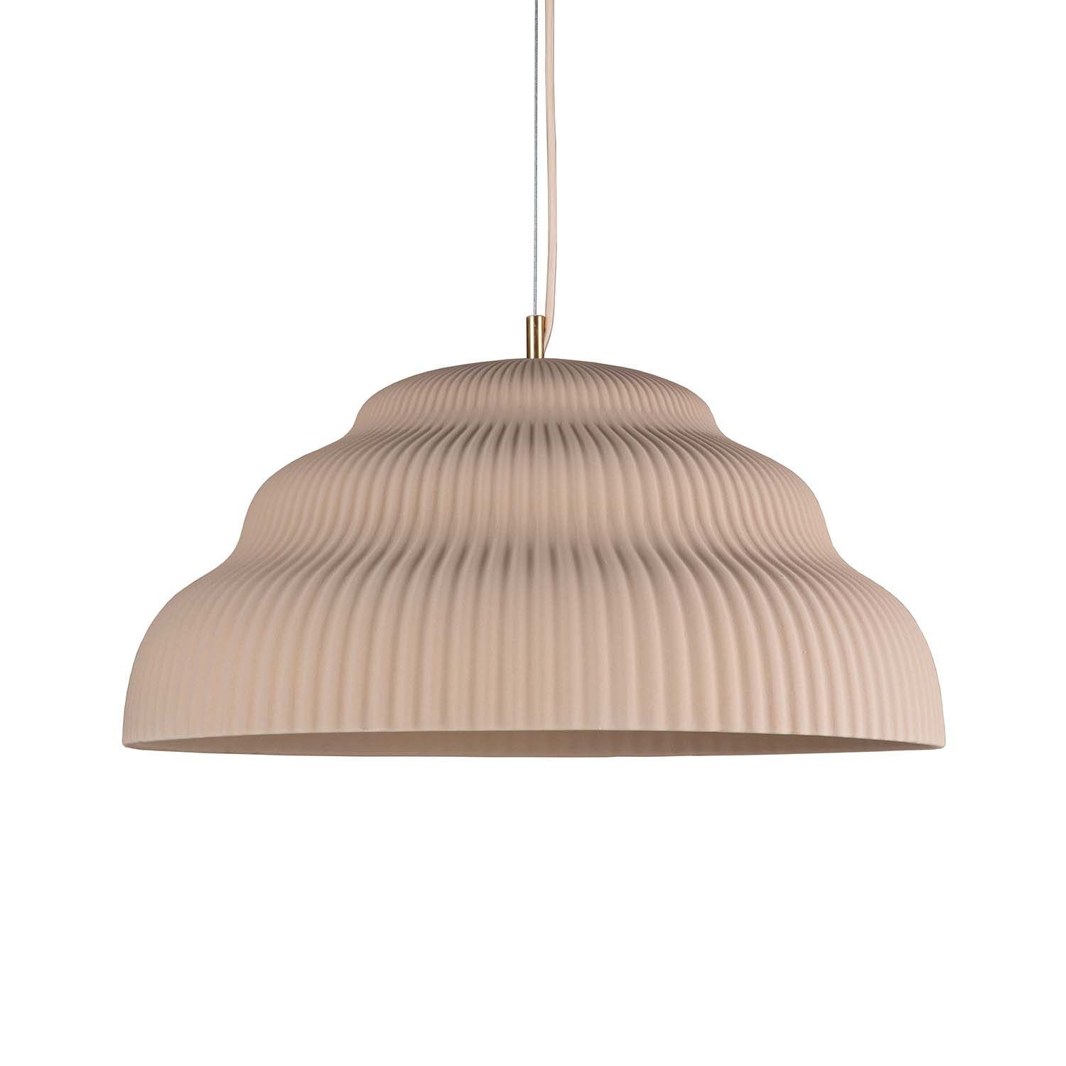 KASKAD - Suspension en céramique forme de vague