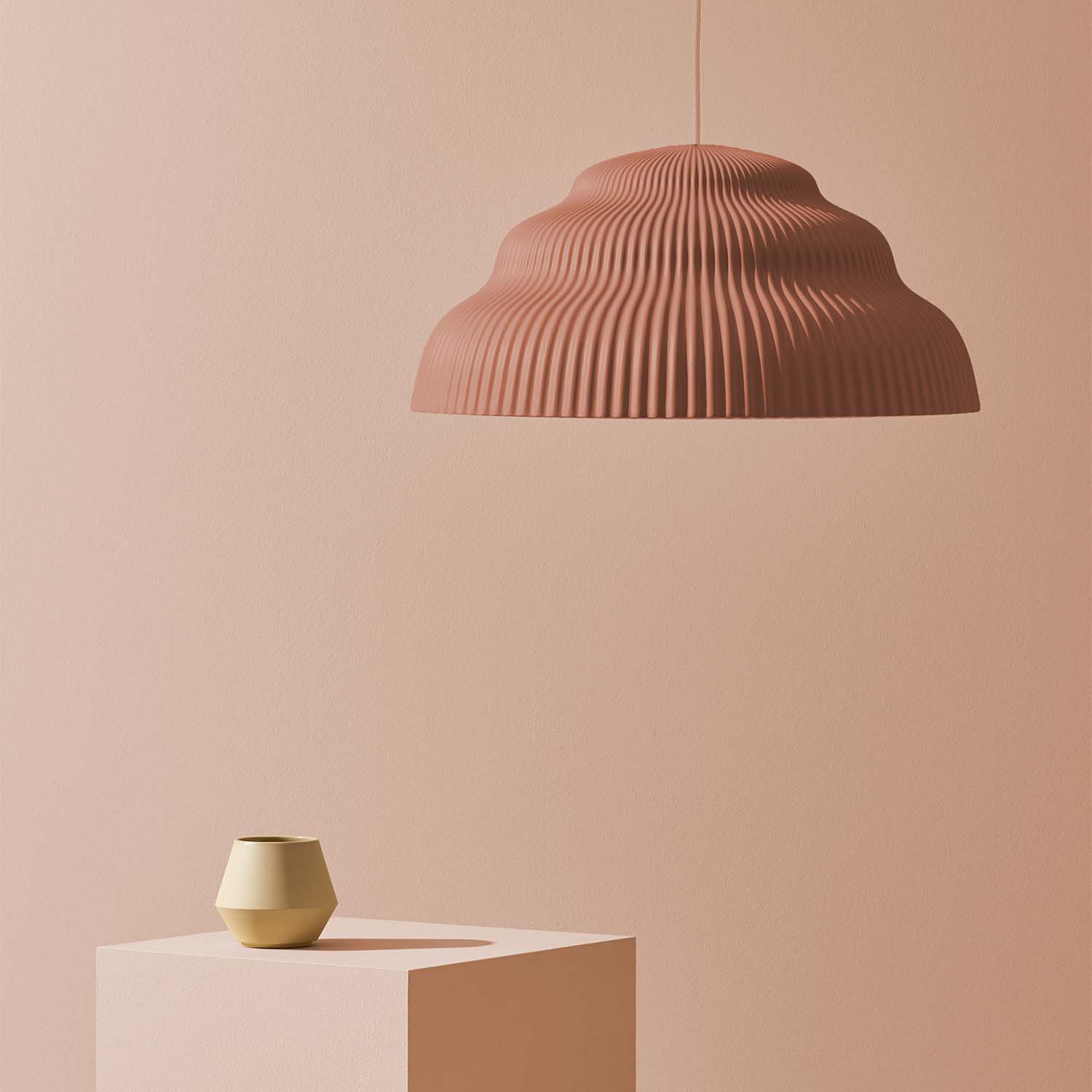 KASKAD - Suspension en céramique forme de vague