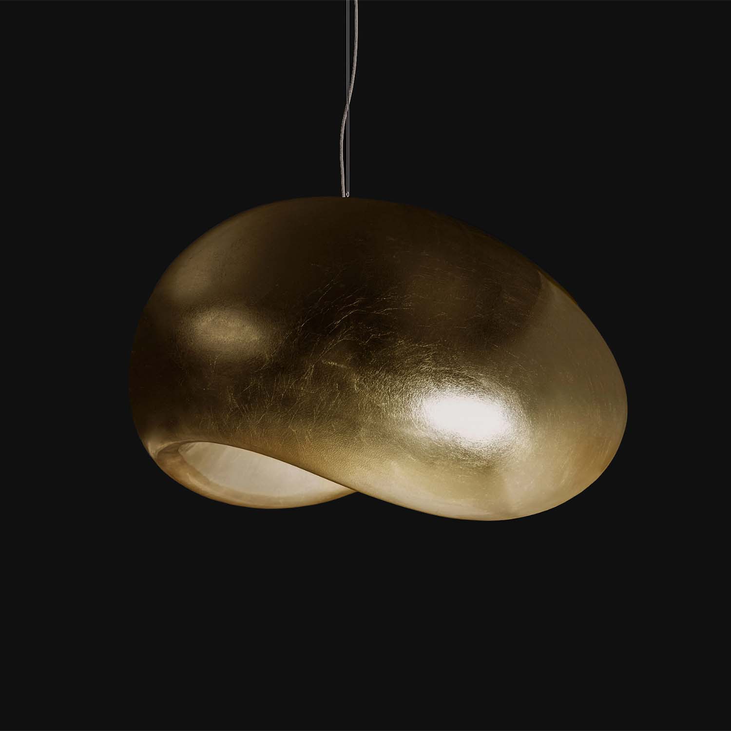 KHMARA METAL - Подвесной светильник ваби-саби металлический индустриальный дизайн