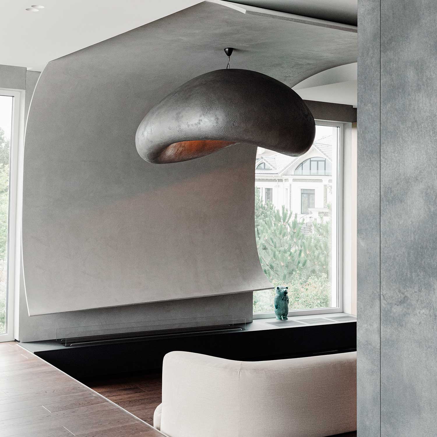 KHMARA ROUGH - Modern cloud wabi-sabi design pendant light