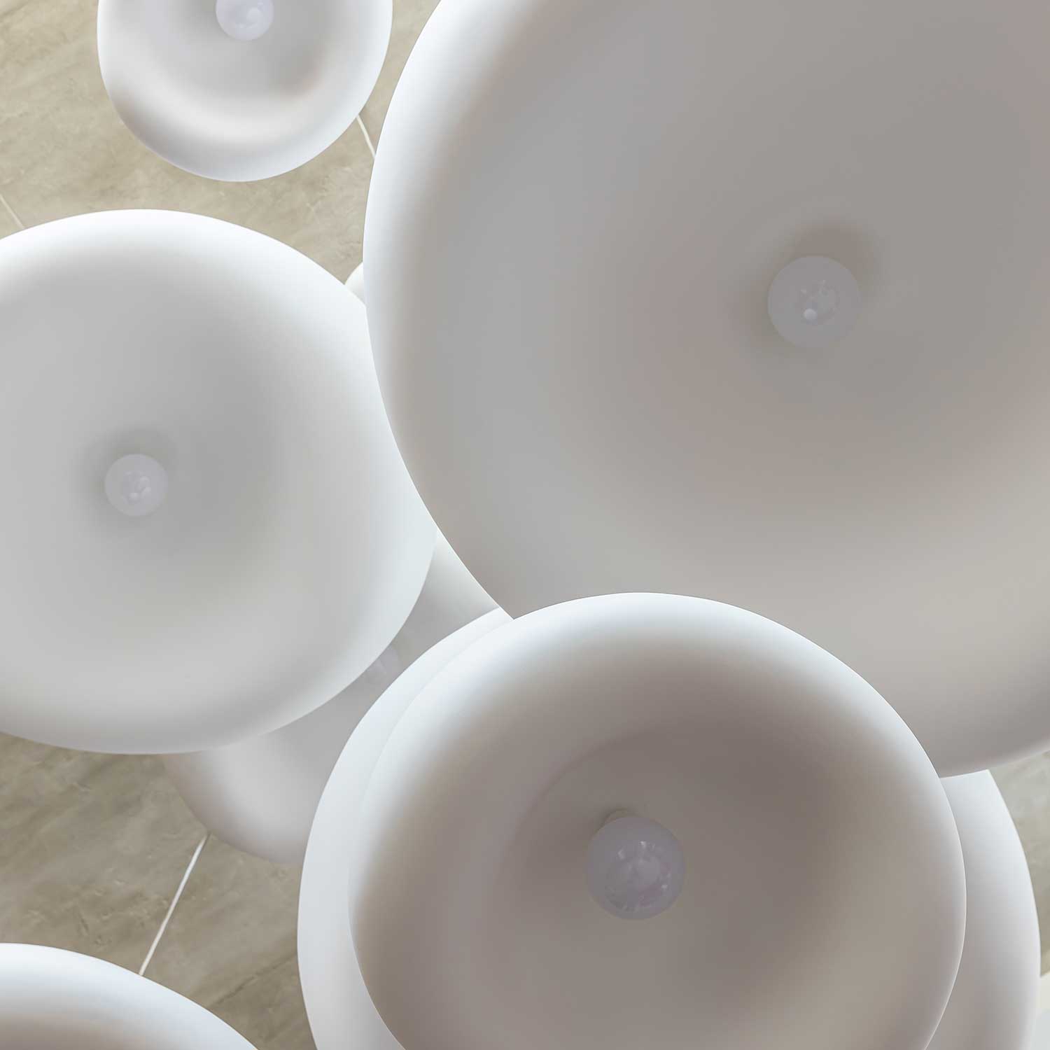 KHMARA SMOOTH - Wabi-Sabi Design Wolkenmoderner Kronleuchter