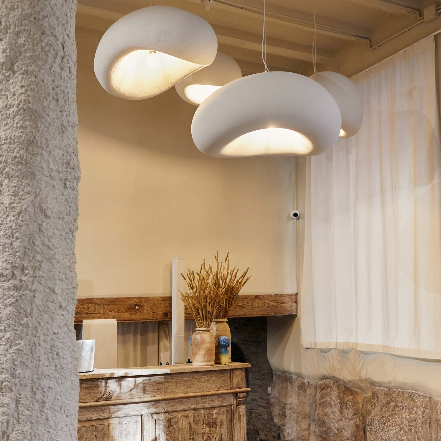 KHMARA SMOOTH - Wabi-Sabi Design Wolkenmoderner Kronleuchter