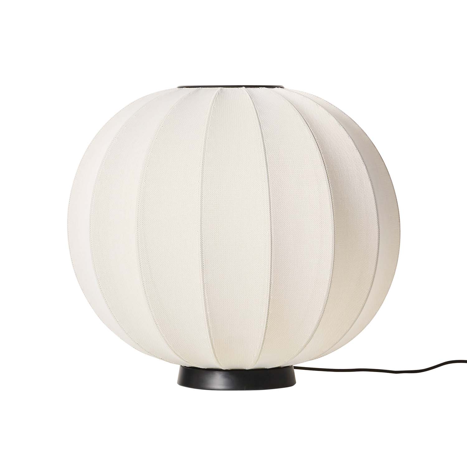 KNIT-WIT - Lampe à poser tissé japandi ovale citrouille