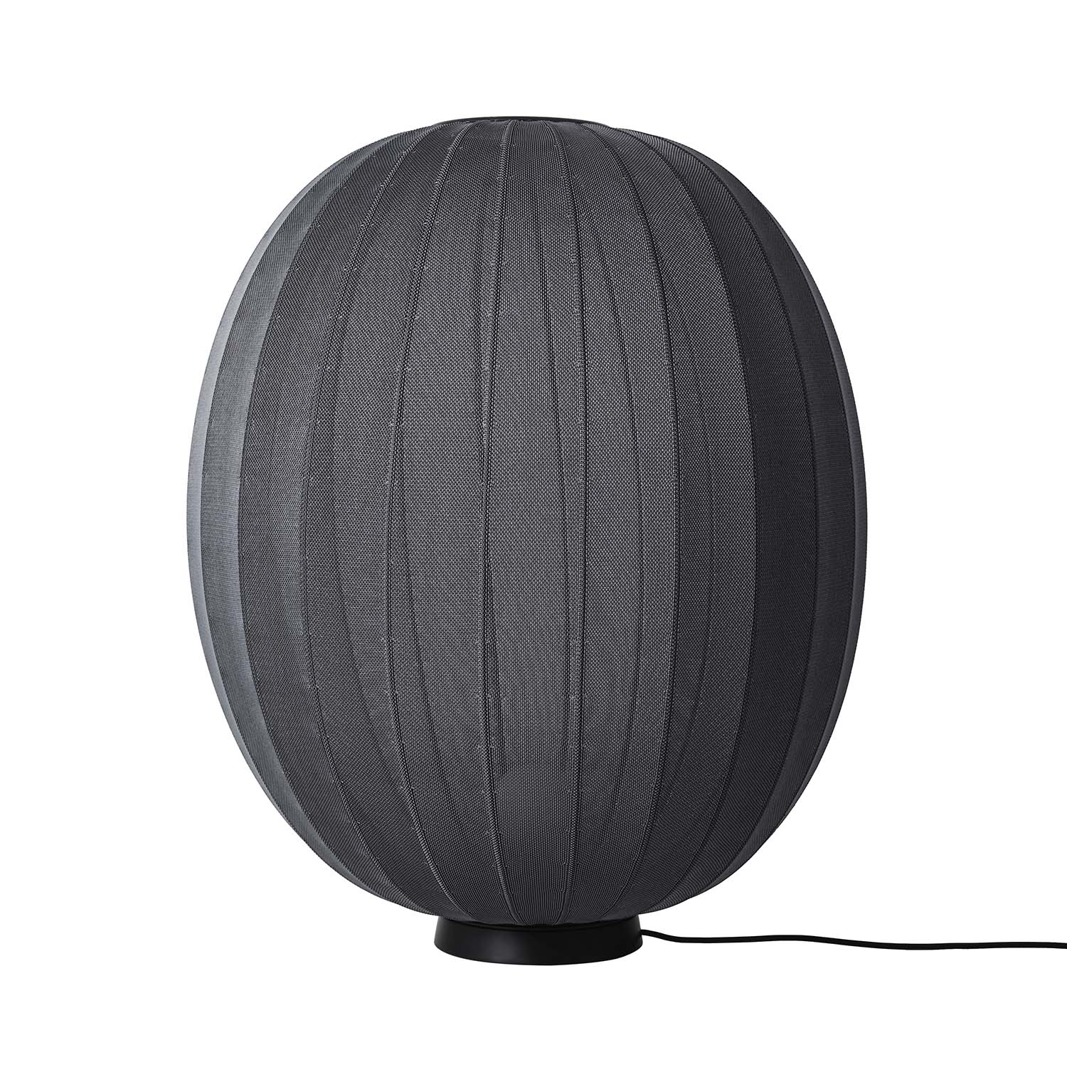 KNIT-WIT - Lampe à poser tissé japandi ovale citrouille