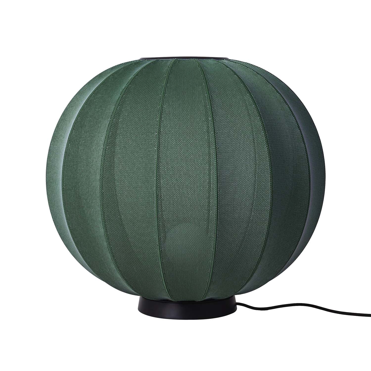 KNIT-WIT - Lampe à poser tissé japandi ovale citrouille