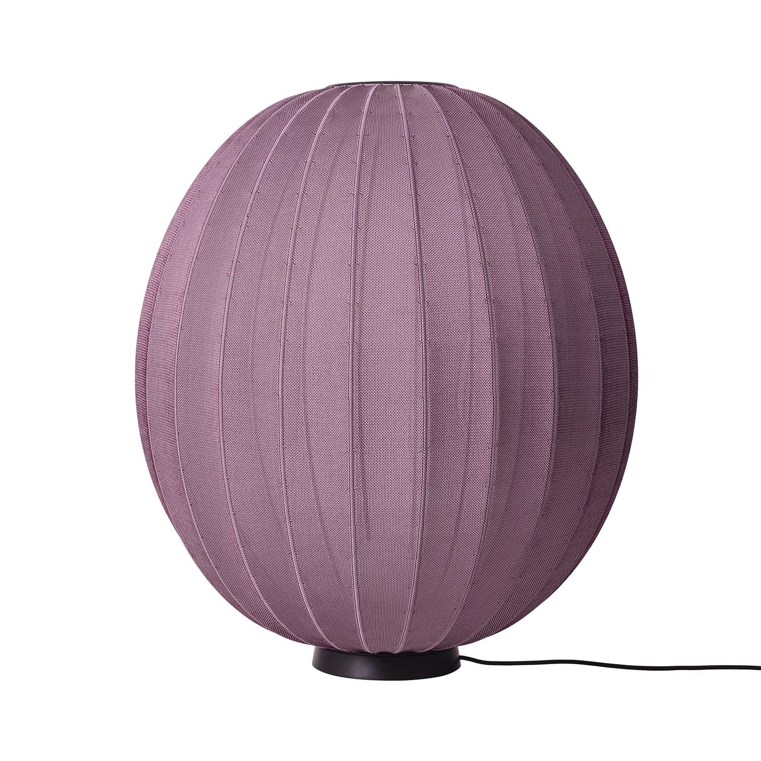 KNIT-WIT - Lampe à poser tissé japandi ovale citrouille