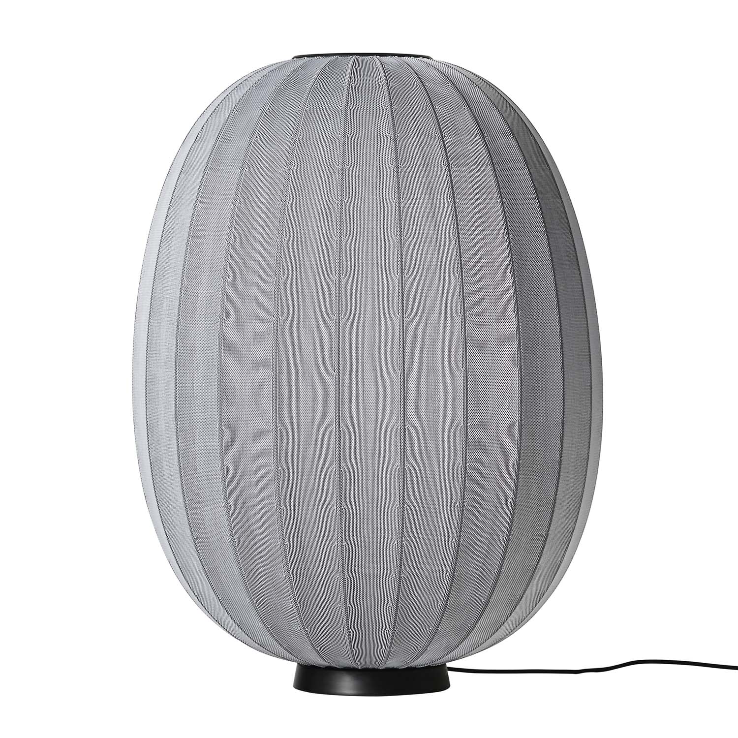 KNIT-WIT - Lampe à poser tissé japandi ovale citrouille