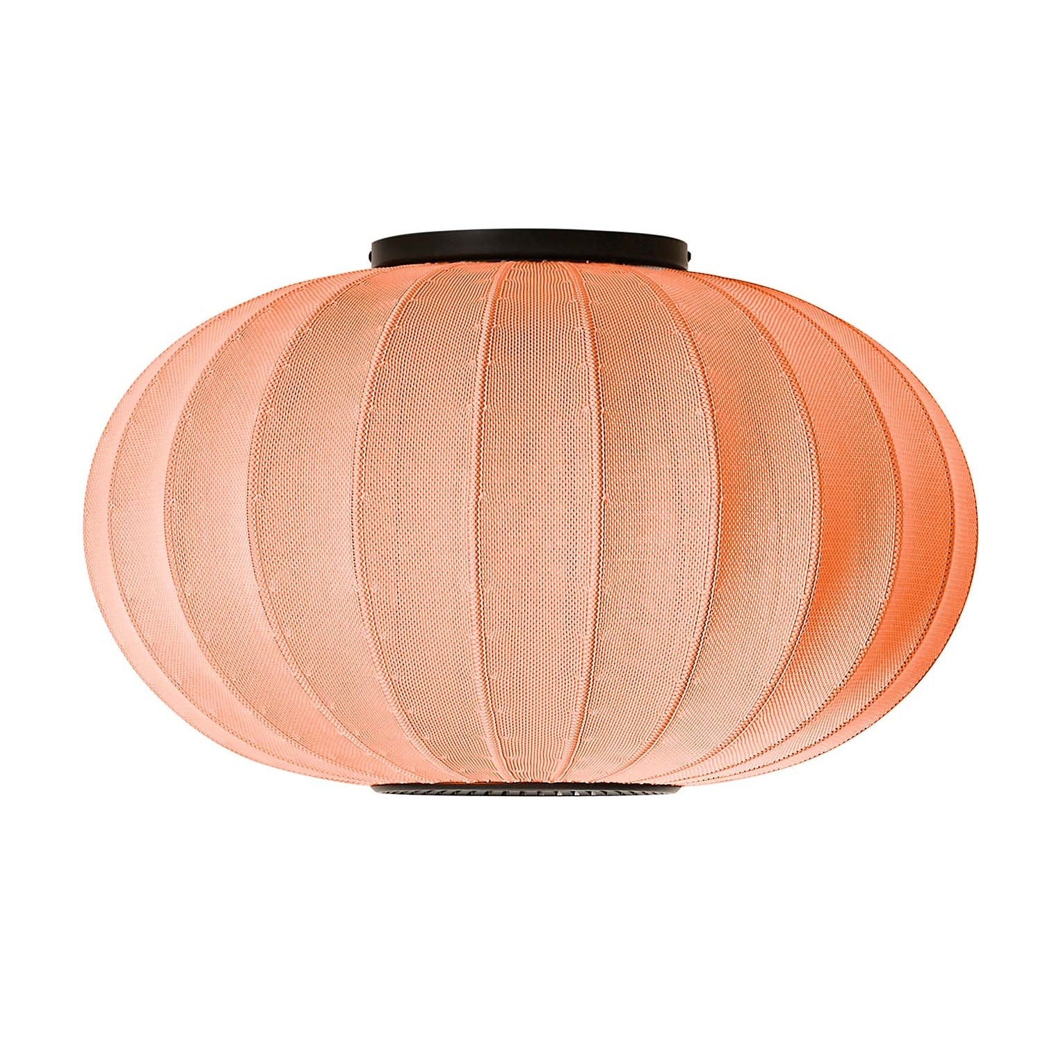 KNIT-WIT - Plafonnier tissé japandi ovale citrouille