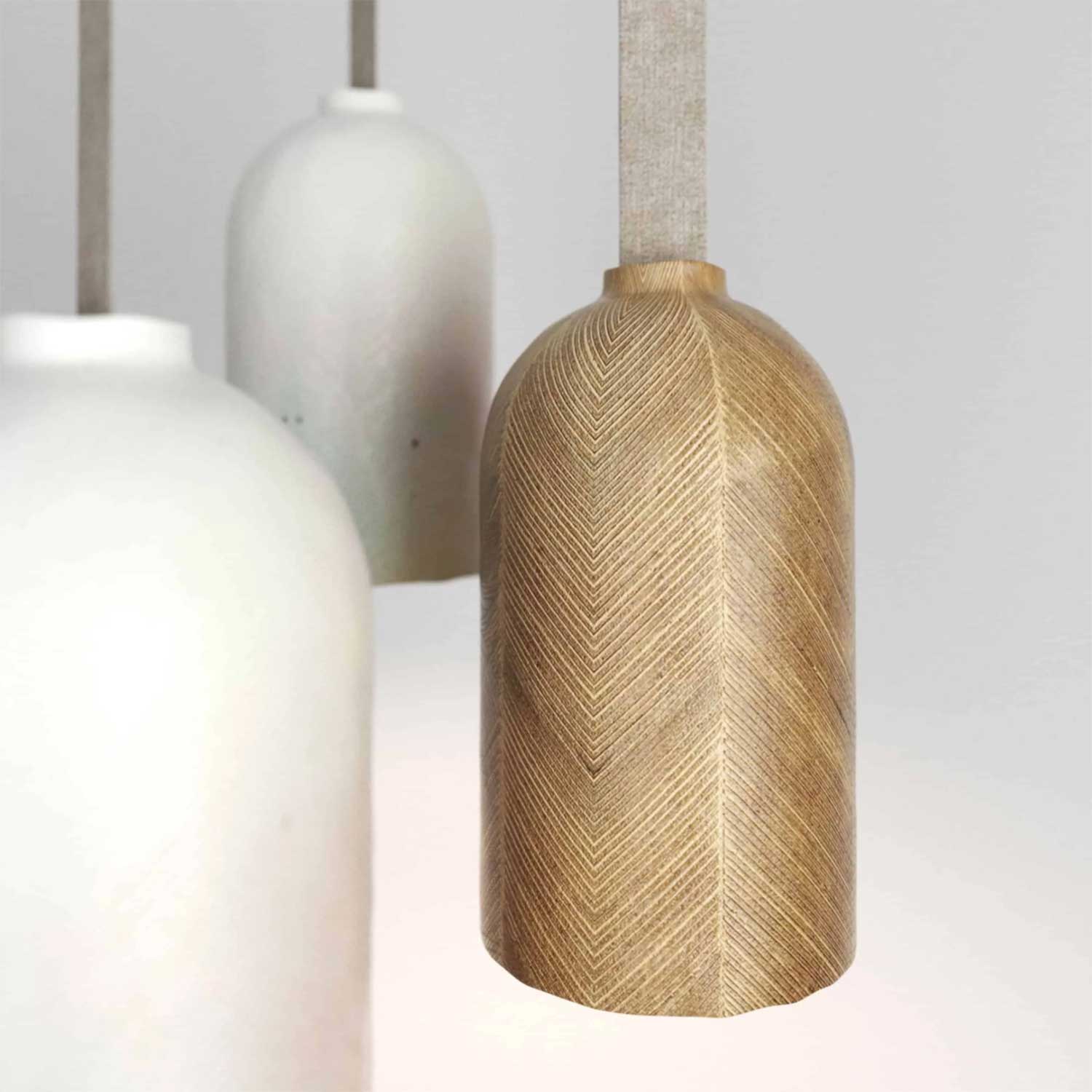 KORA - Lámpara colgante de cerámica moderna para cocina