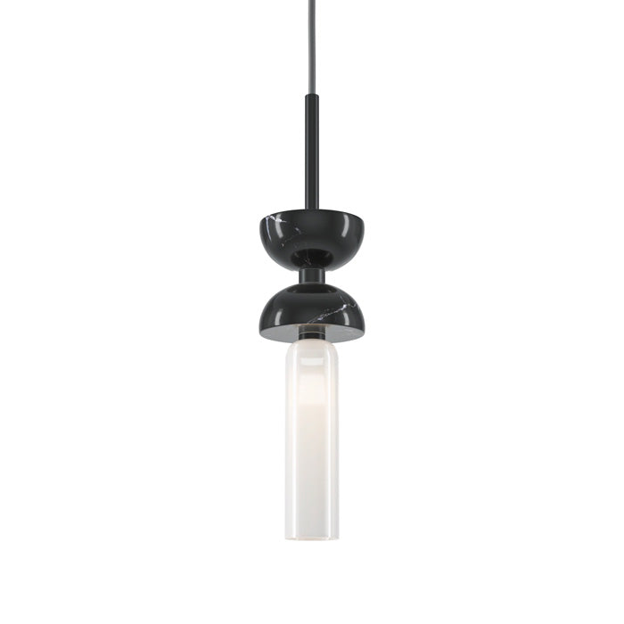 KYOTO - Chic and design pendant light in marble and glass