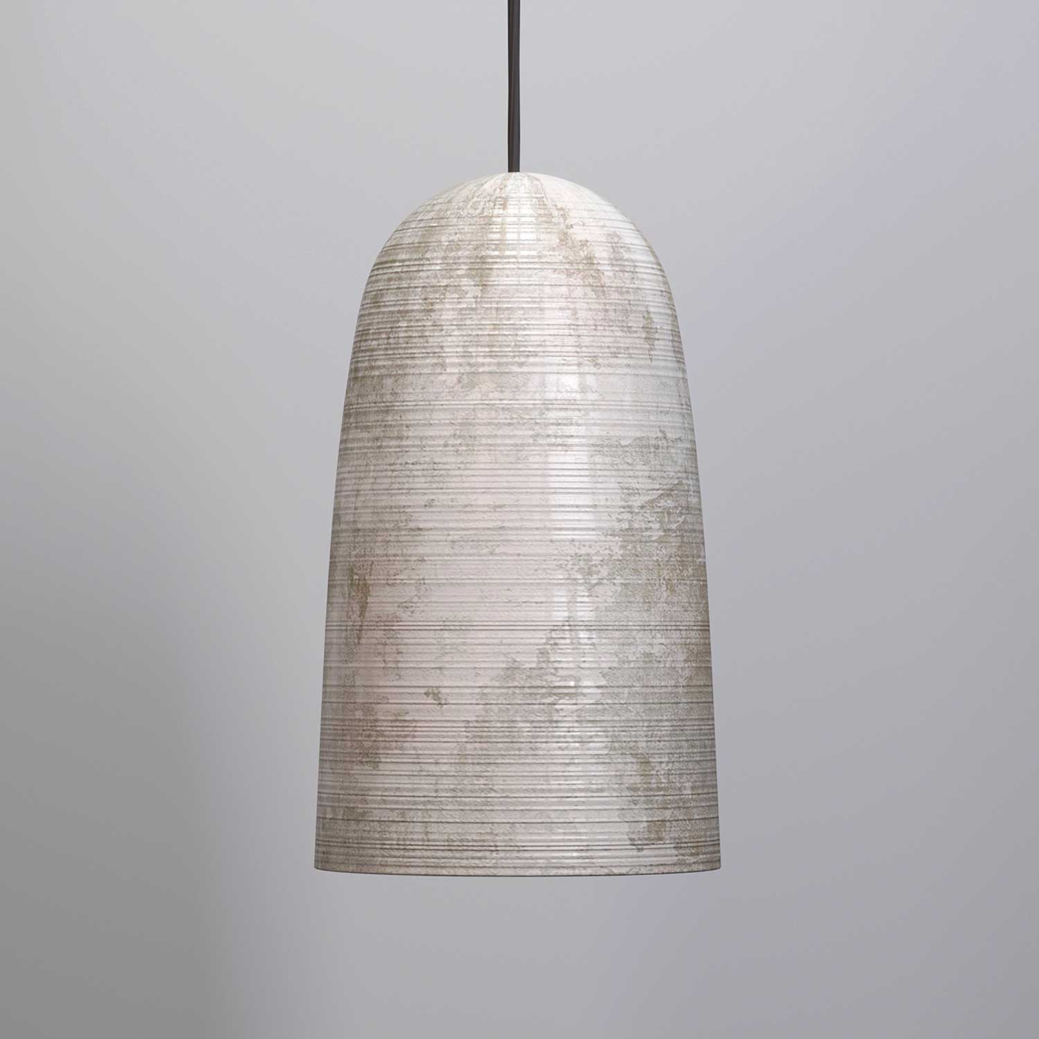 LAKUNA - Lámpara colgante de cerámica cúpula diseño