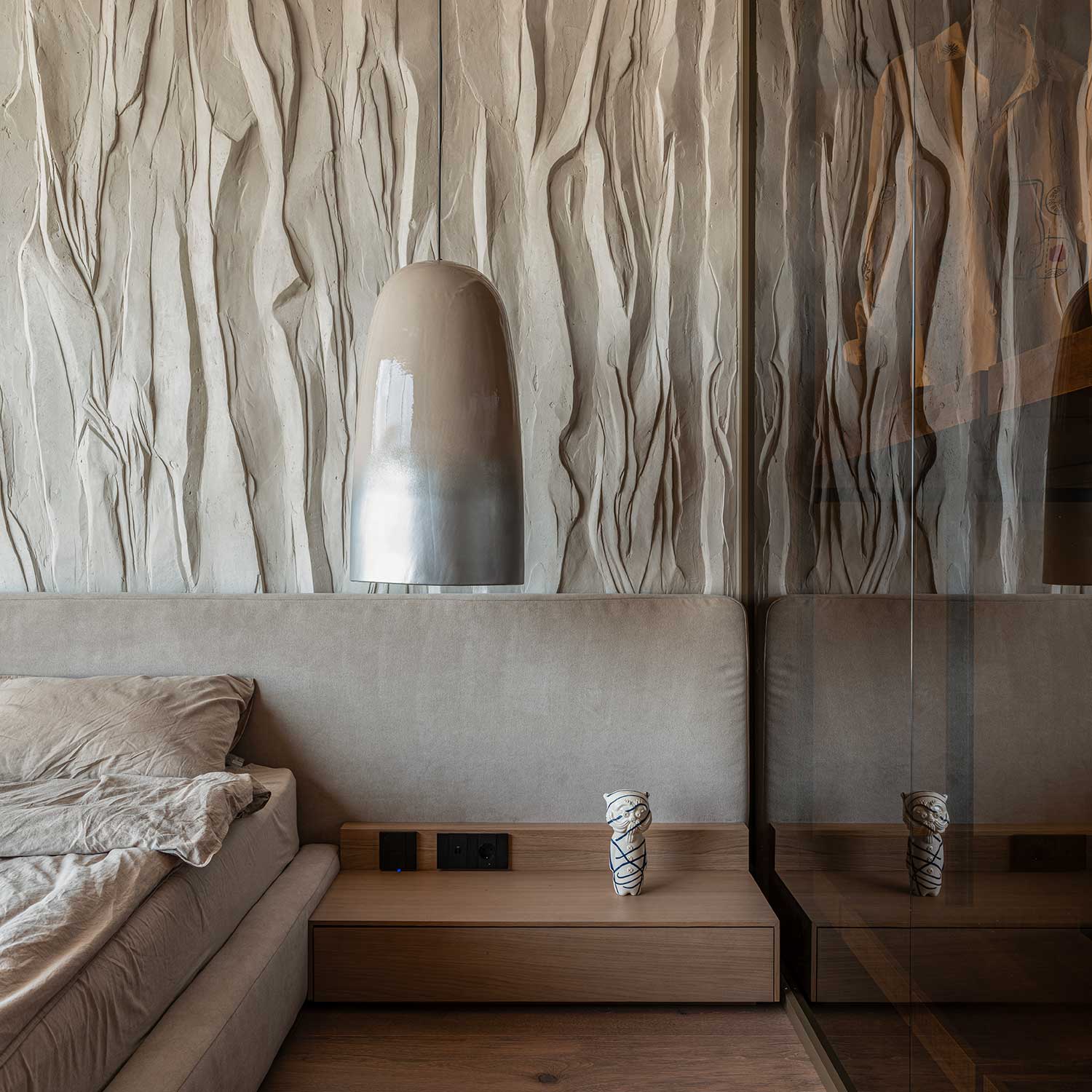 LAKUNA - Lampe suspendue en céramique coupole design
