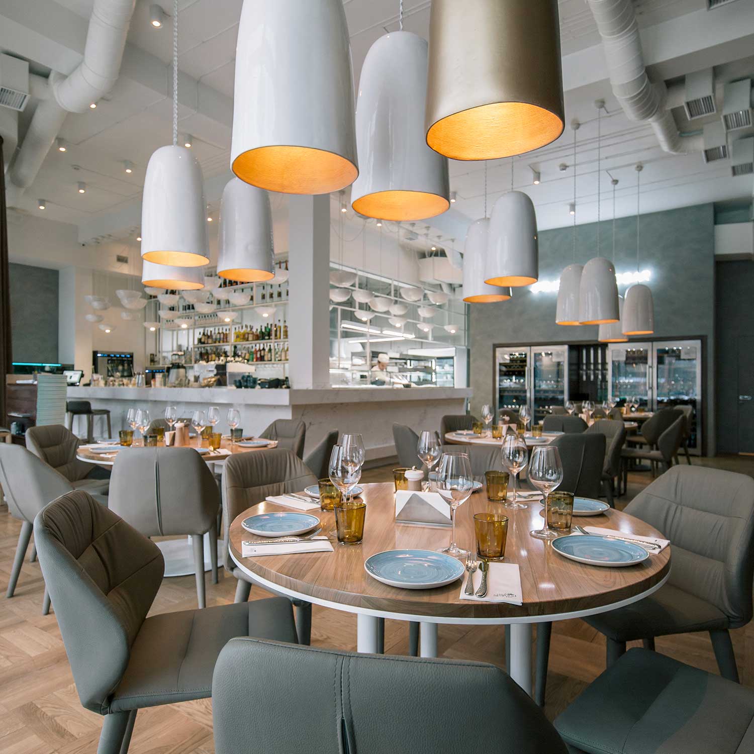 LAKUNA - Lámpara colgante de cerámica cúpula diseño