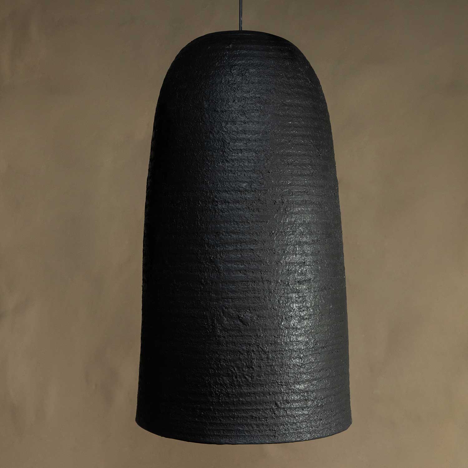 LAKUNA - Lámpara colgante de cerámica cúpula diseño