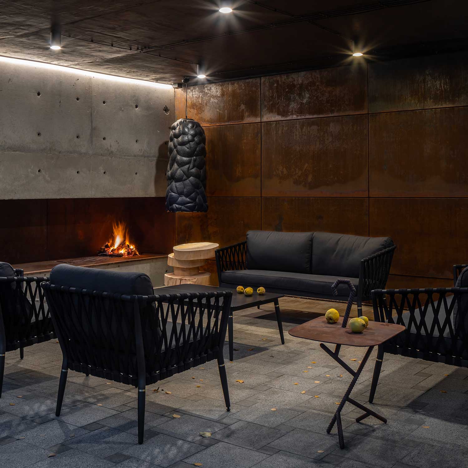 LAVA - Organic design ceramic pendant light