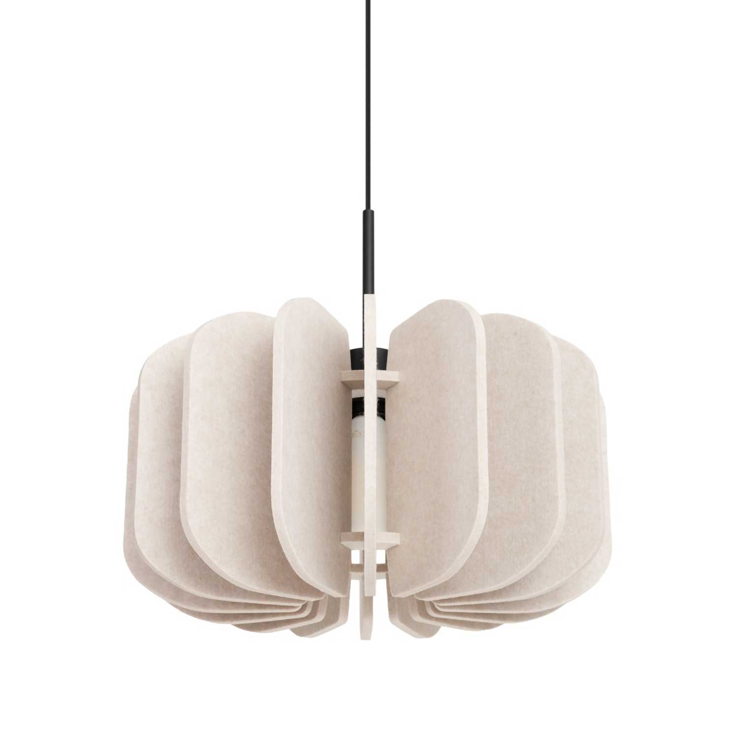 Leonis - Akustische Filz-Hängeleuchte für das Esszimmer