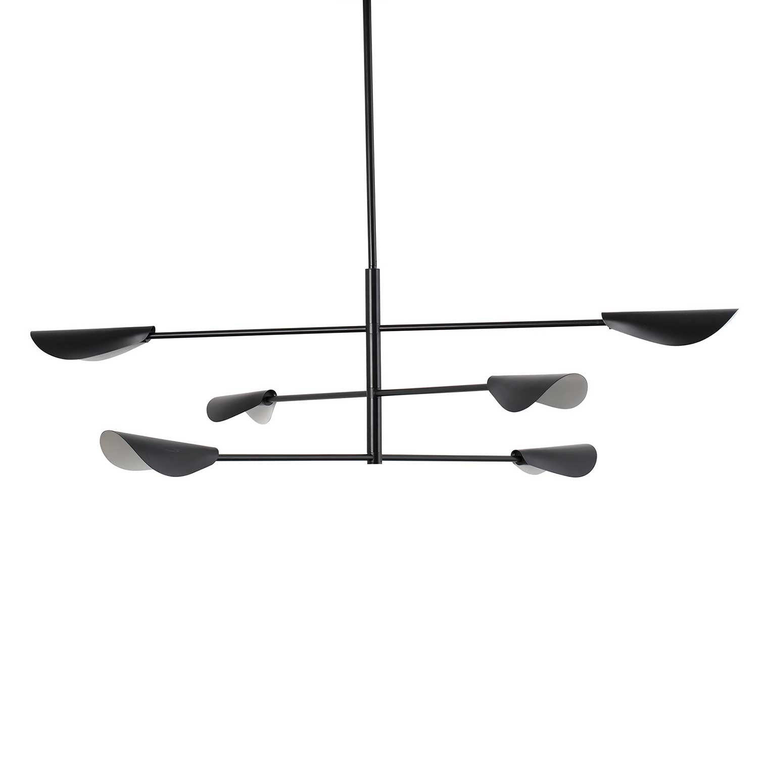 Liggera - Modern black pendant light for dining room