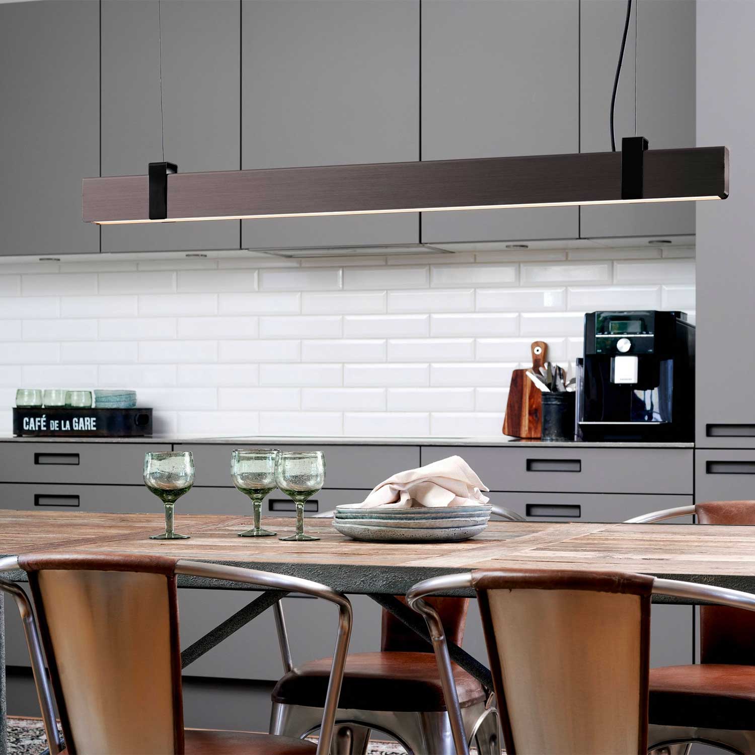 Lilt - Suspension LED en métal design contemporain pour cuisine
