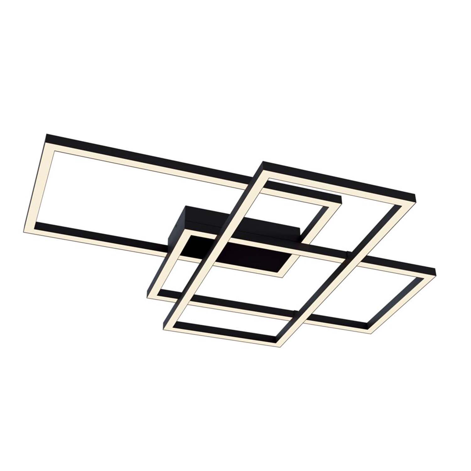 LINE - Lámpara de techo geométrica de diseño, LED integrada