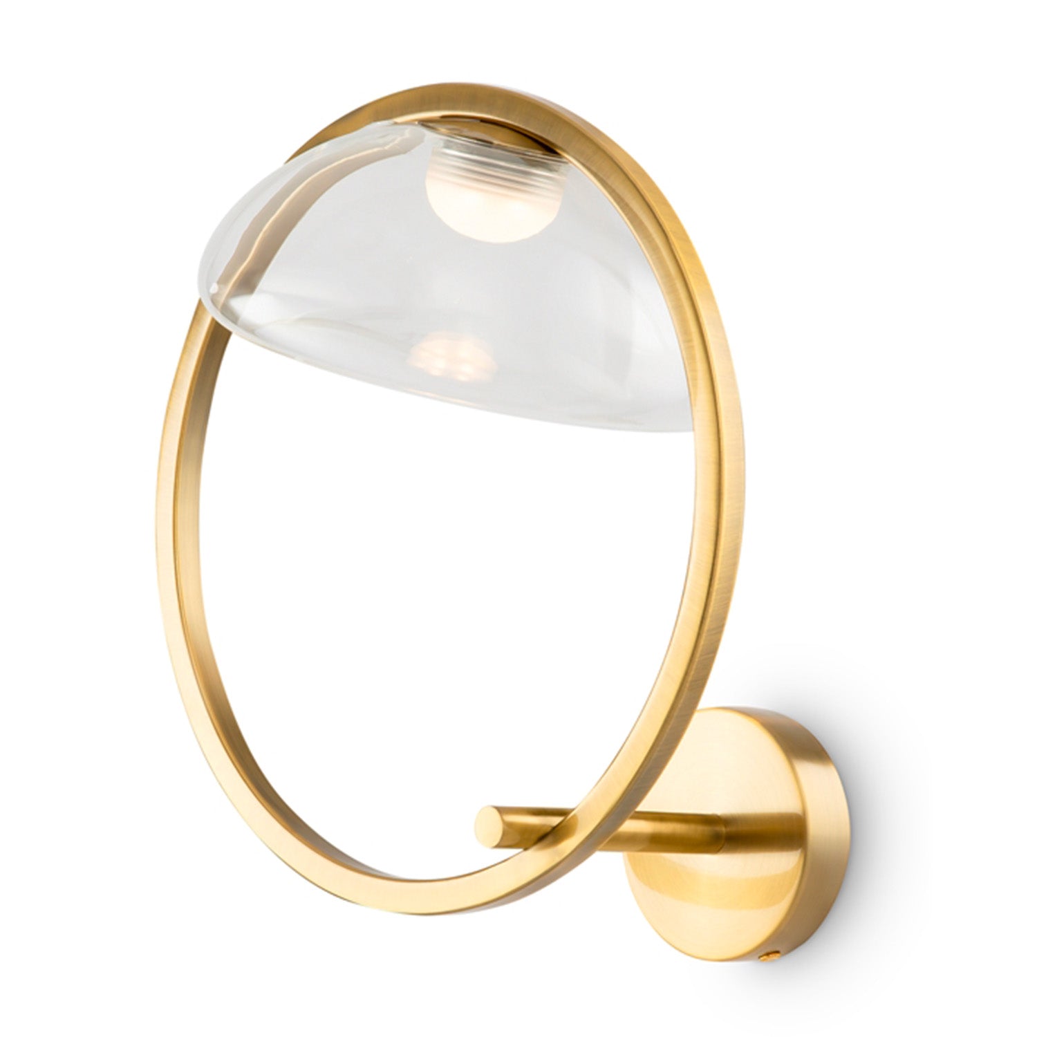 LUNARE - Golden wall sconce design LED integrated 3000K