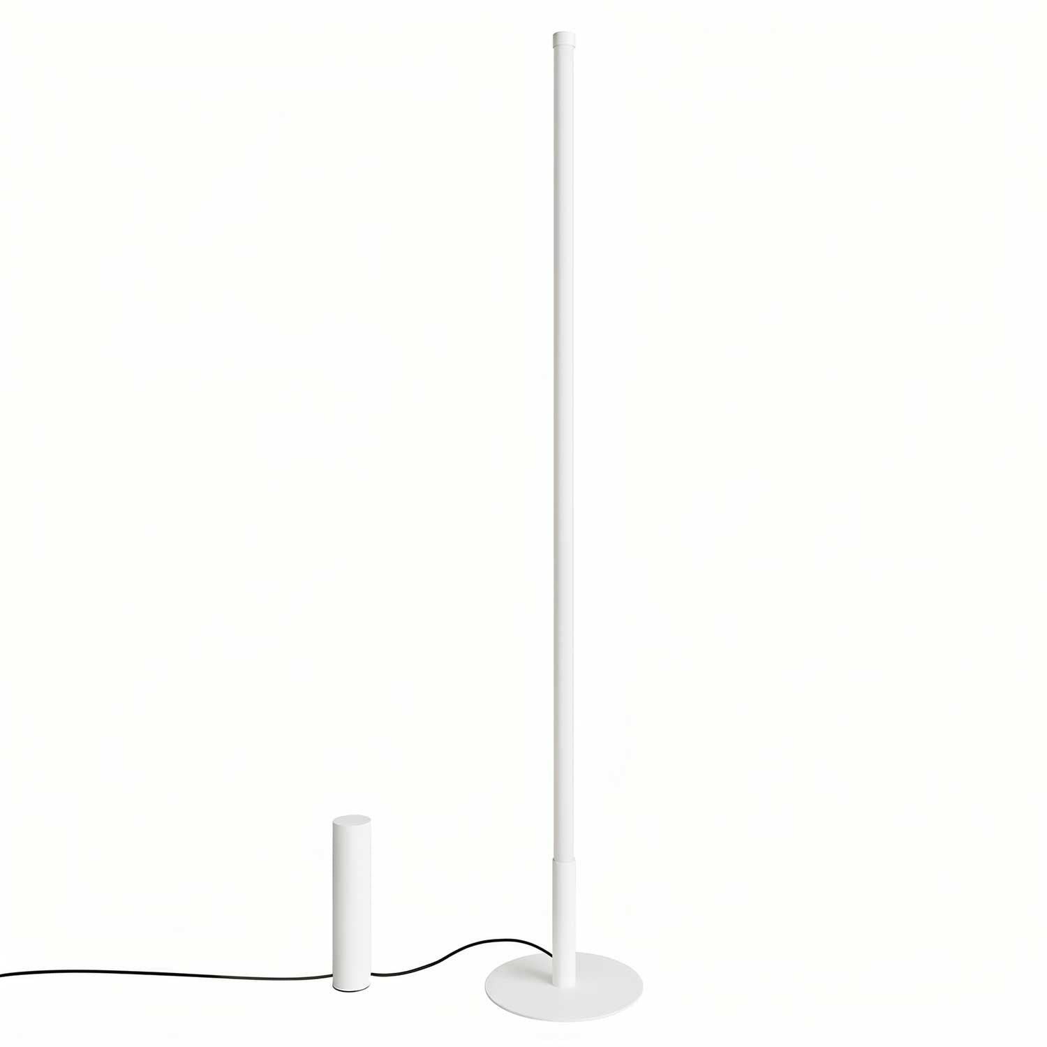 Lynx - Lampadaire tube LED design et acier coloré moderne