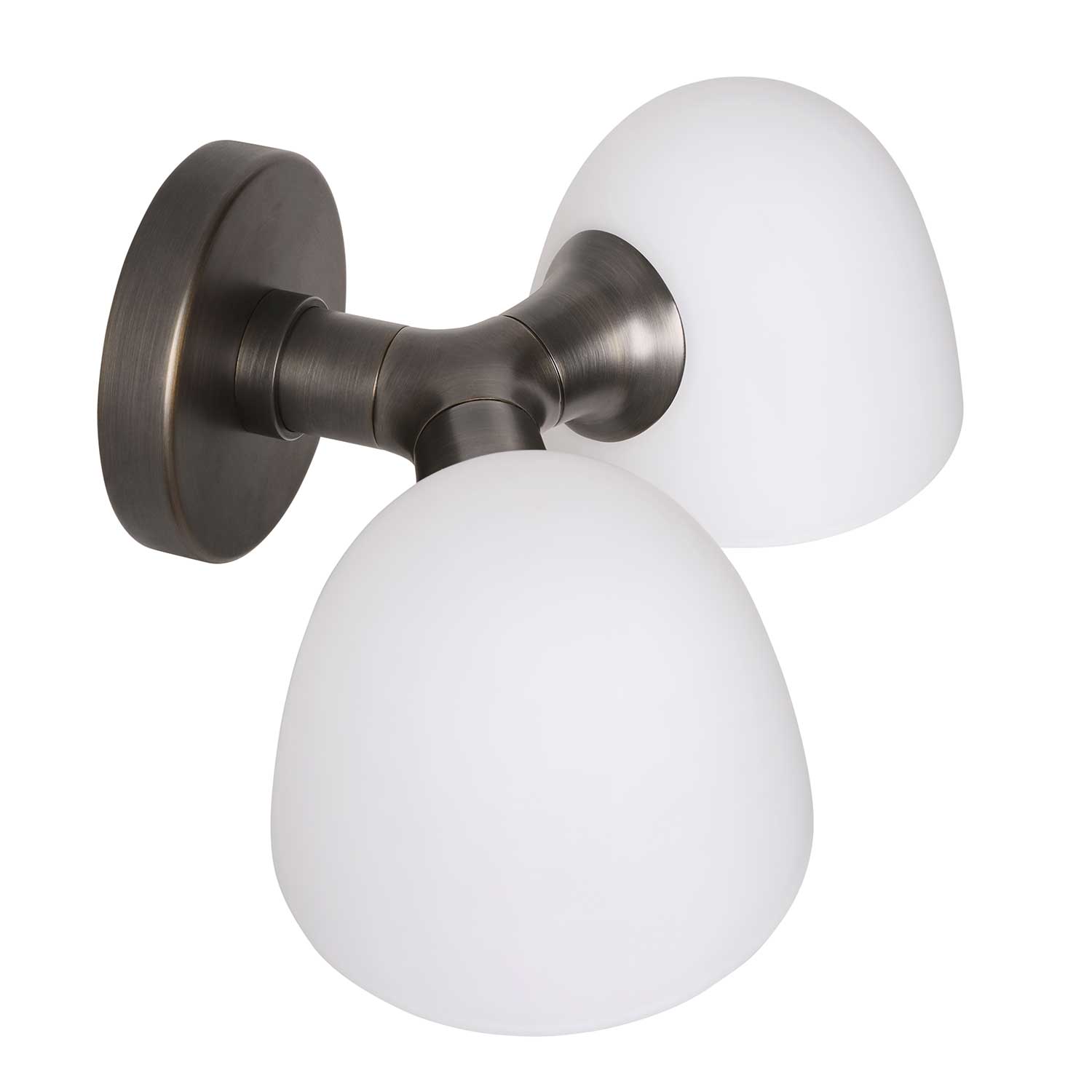 Fuse - Applique da parete design in alabastro e ottone invecchiato per soggiorno