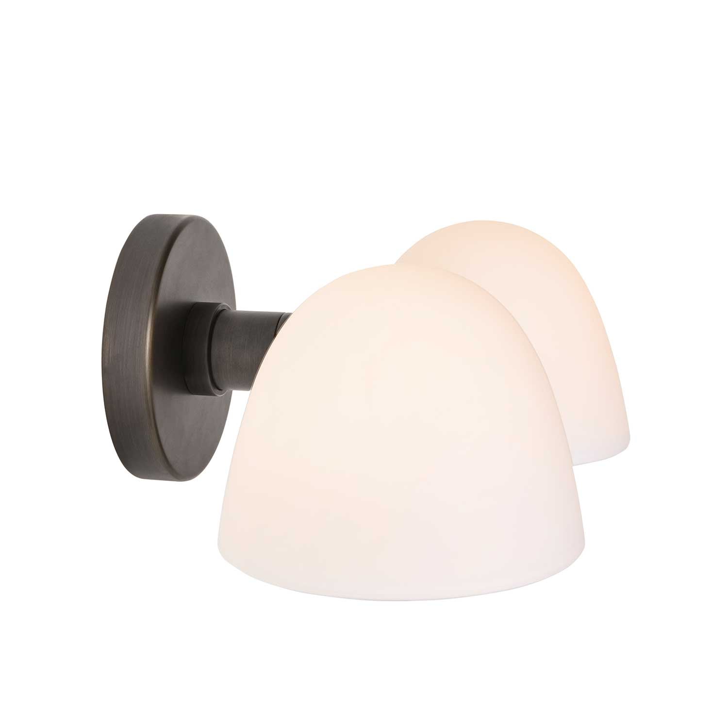 Fuse - Applique da parete design in alabastro e ottone invecchiato per soggiorno