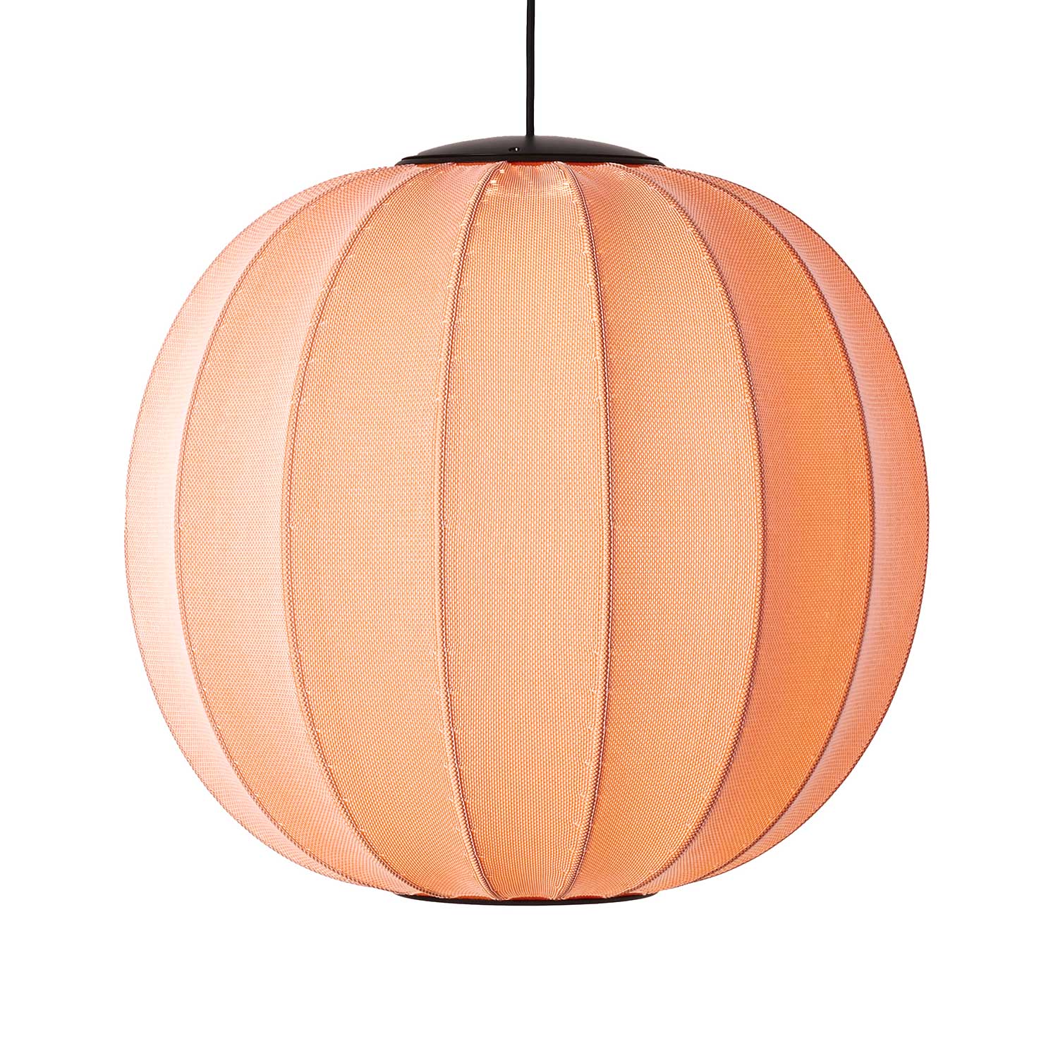 Knit-Wit LED Round - Подвесной светильник LED из ткани в форме шара в стиле японский минимализм