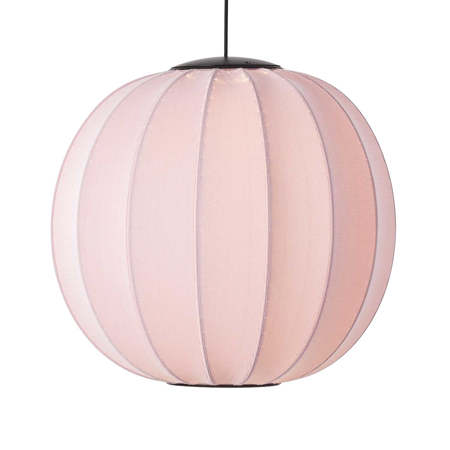 Knit-Wit LED Round - Подвесной светильник LED из ткани в форме шара в стиле японский минимализм