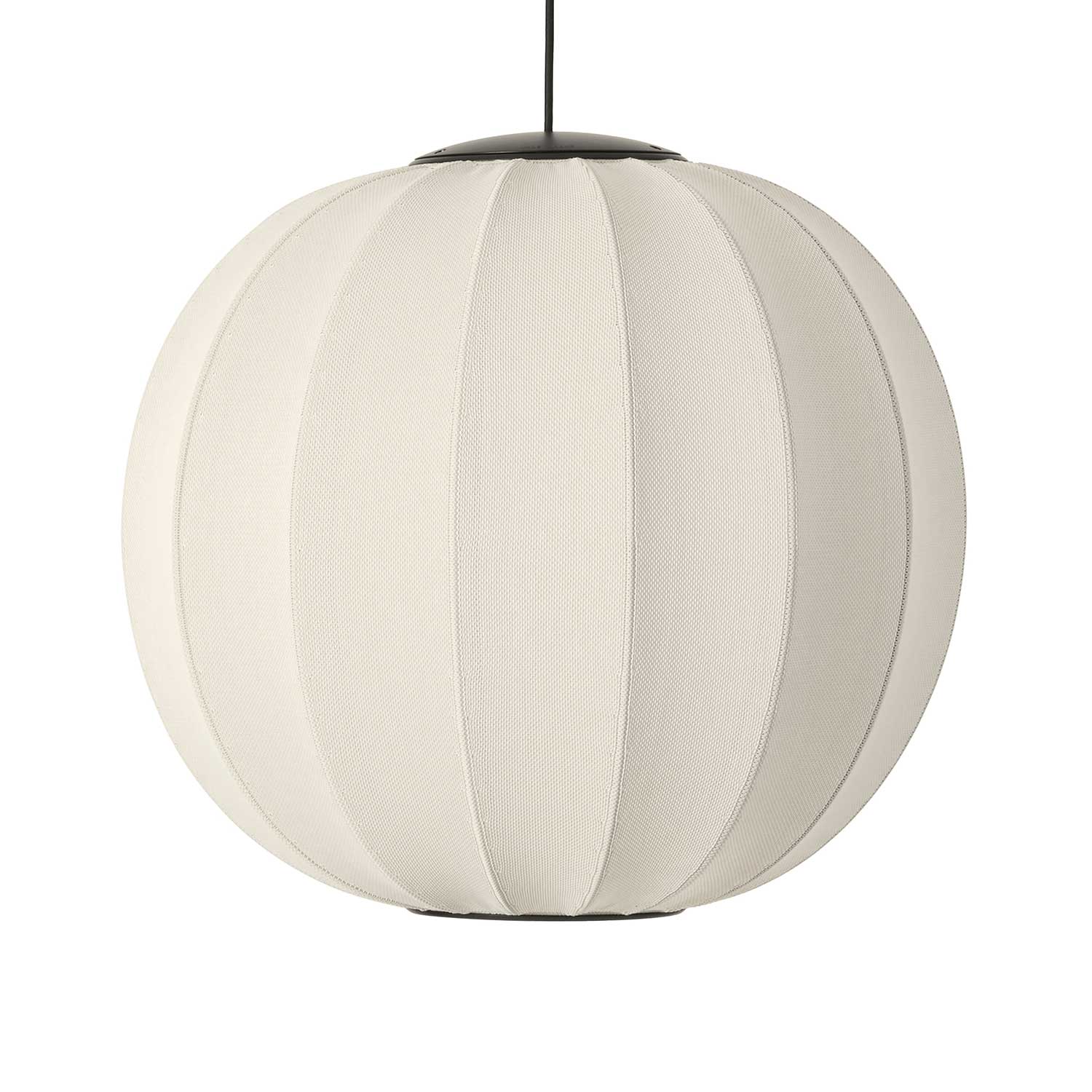 Knit-Wit LED Round - Подвесной светильник LED из ткани в форме шара в стиле японский минимализм