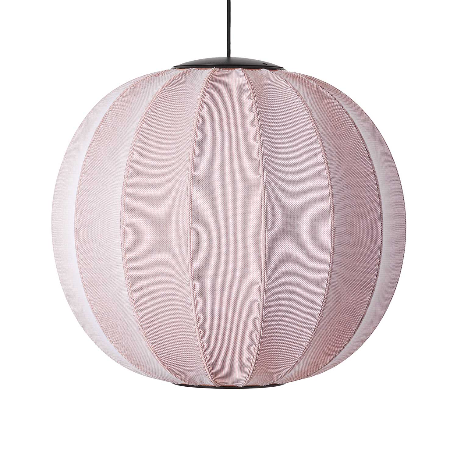 Knit-Wit LED Round - Подвесной светильник LED из ткани в форме шара в стиле японский минимализм