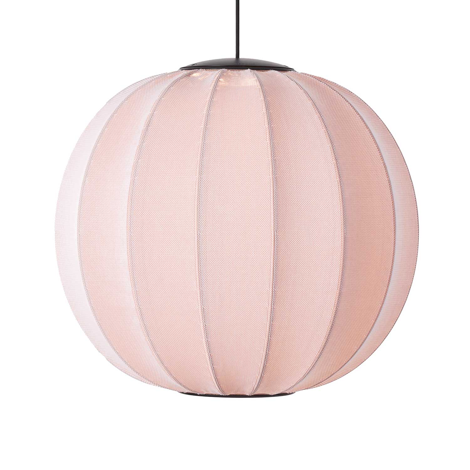 Knit-Wit LED Round - Подвесной светильник LED из ткани в форме шара в стиле японский минимализм
