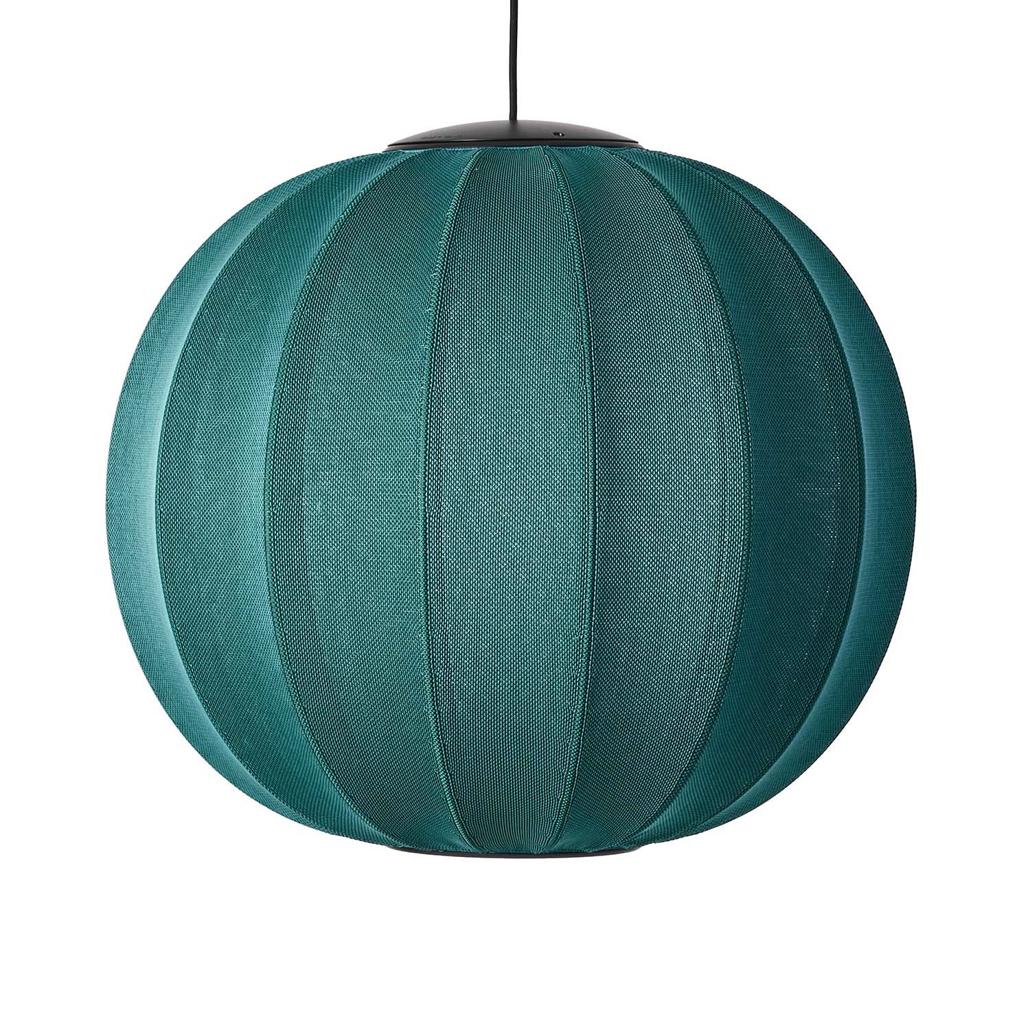 Knit-Wit LED Round - Подвесной светильник LED из ткани в форме шара в стиле японский минимализм