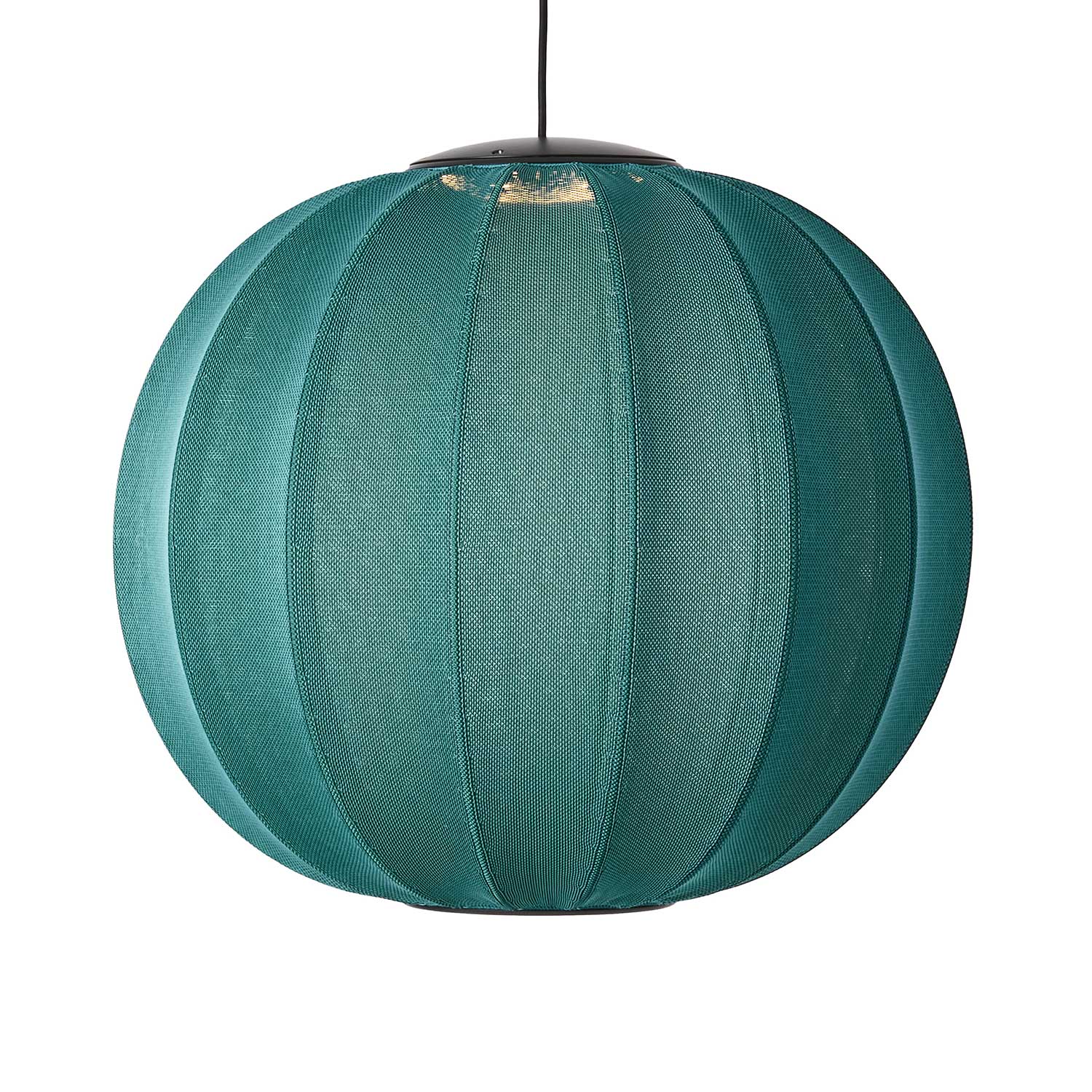 Knit-Wit LED Round - Подвесной светильник LED из ткани в форме шара в стиле японский минимализм