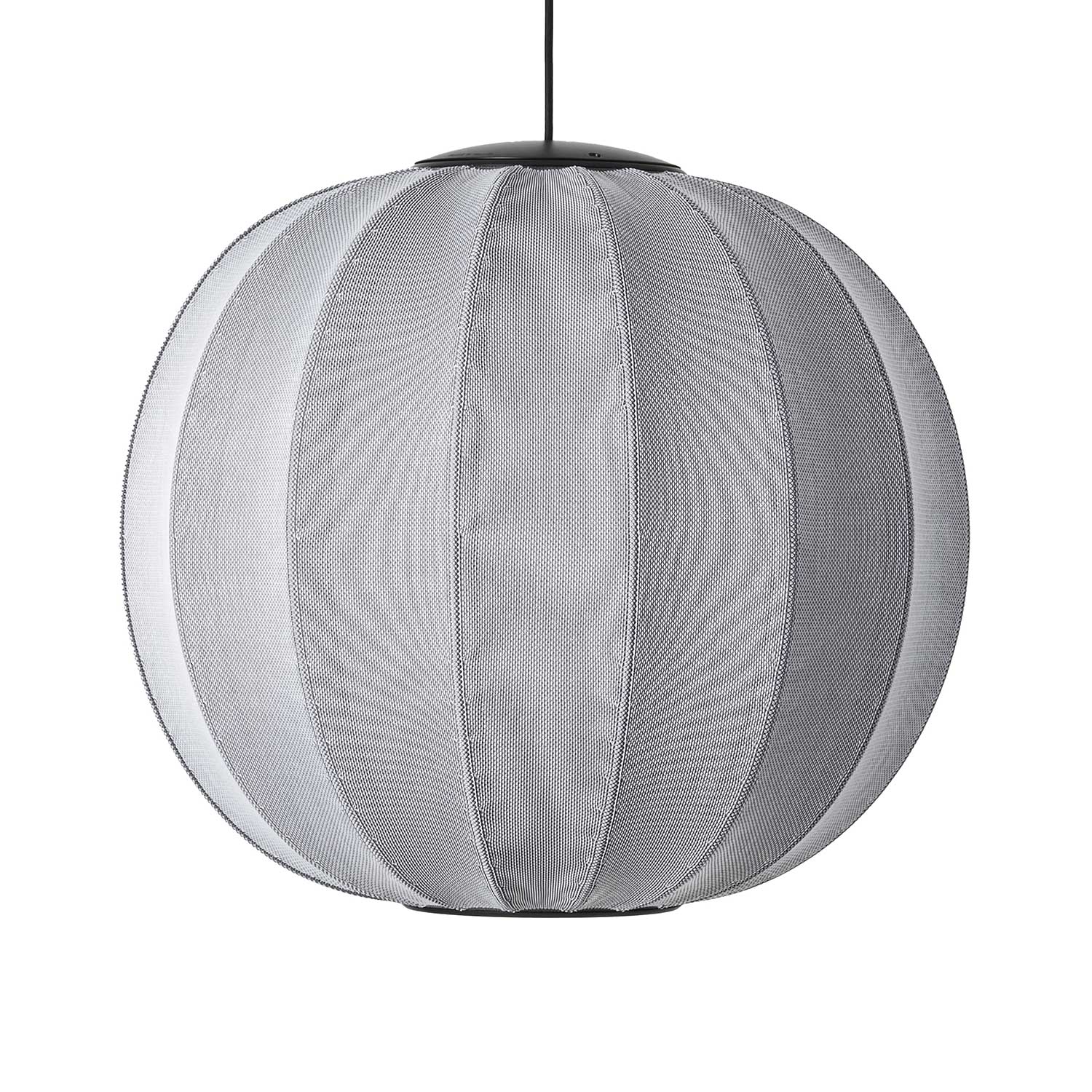 Knit-Wit LED Round - Подвесной светильник LED из ткани в форме шара в стиле японский минимализм