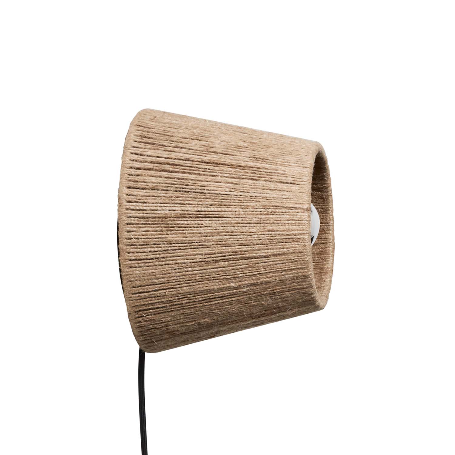RO - Wandlampe aus handgefertigtem Natur-Jutegarn