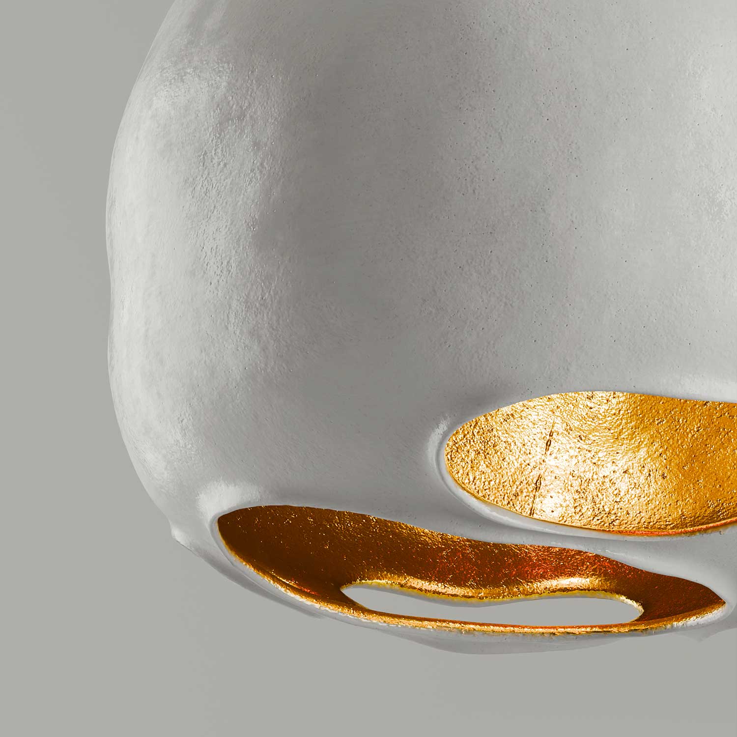 MAKIVKA - Industrielle Hängelampe aus Keramik oder Bronze