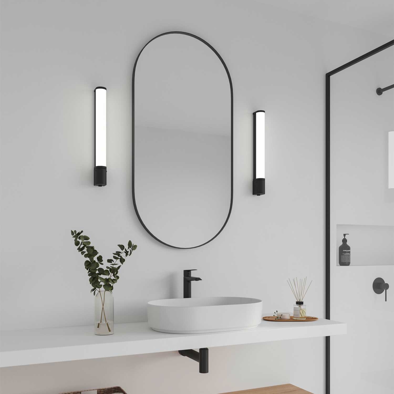 Malaika - Applique murale tube LED pour salle de bain