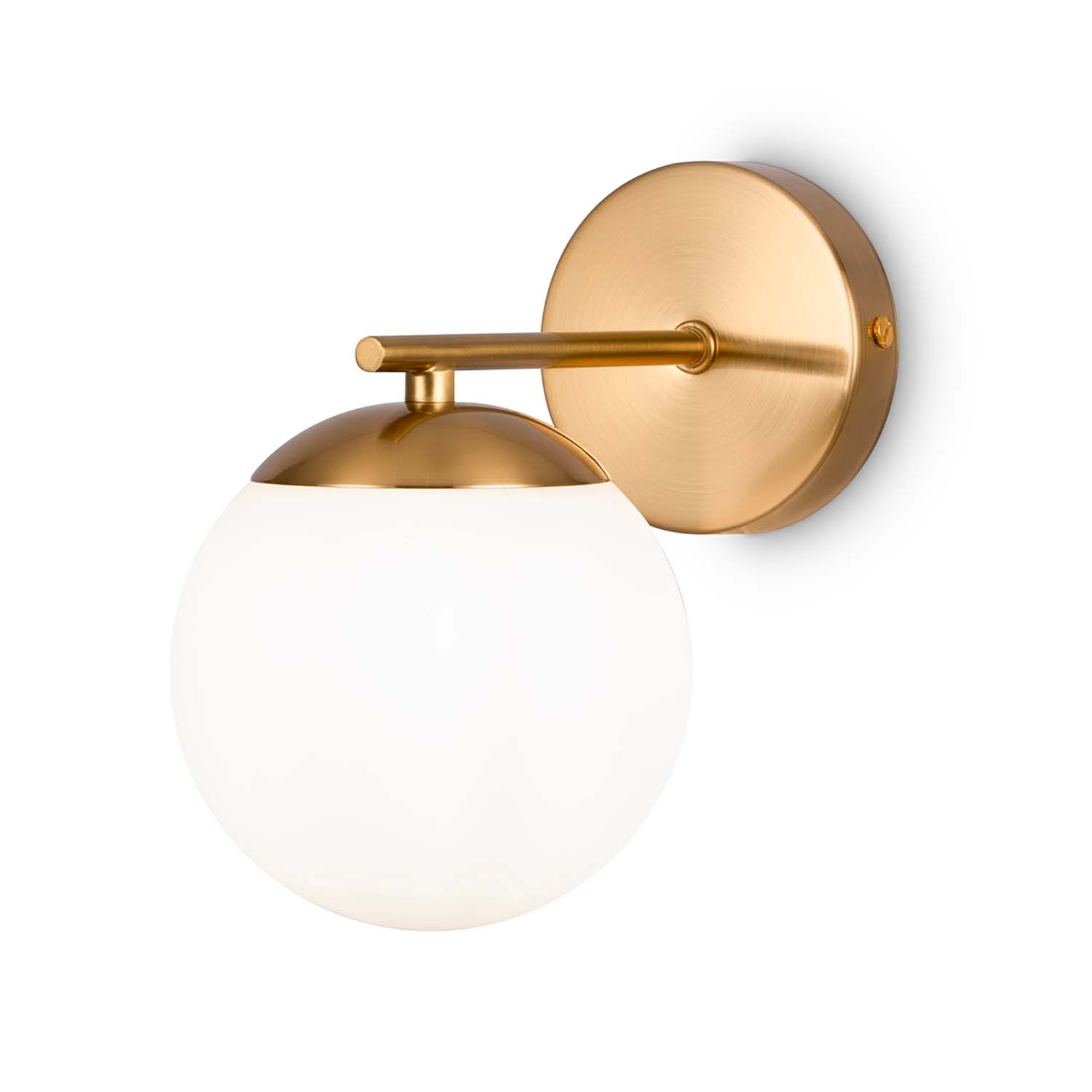 MARBLE - Applique doré art déco avec boule en verre