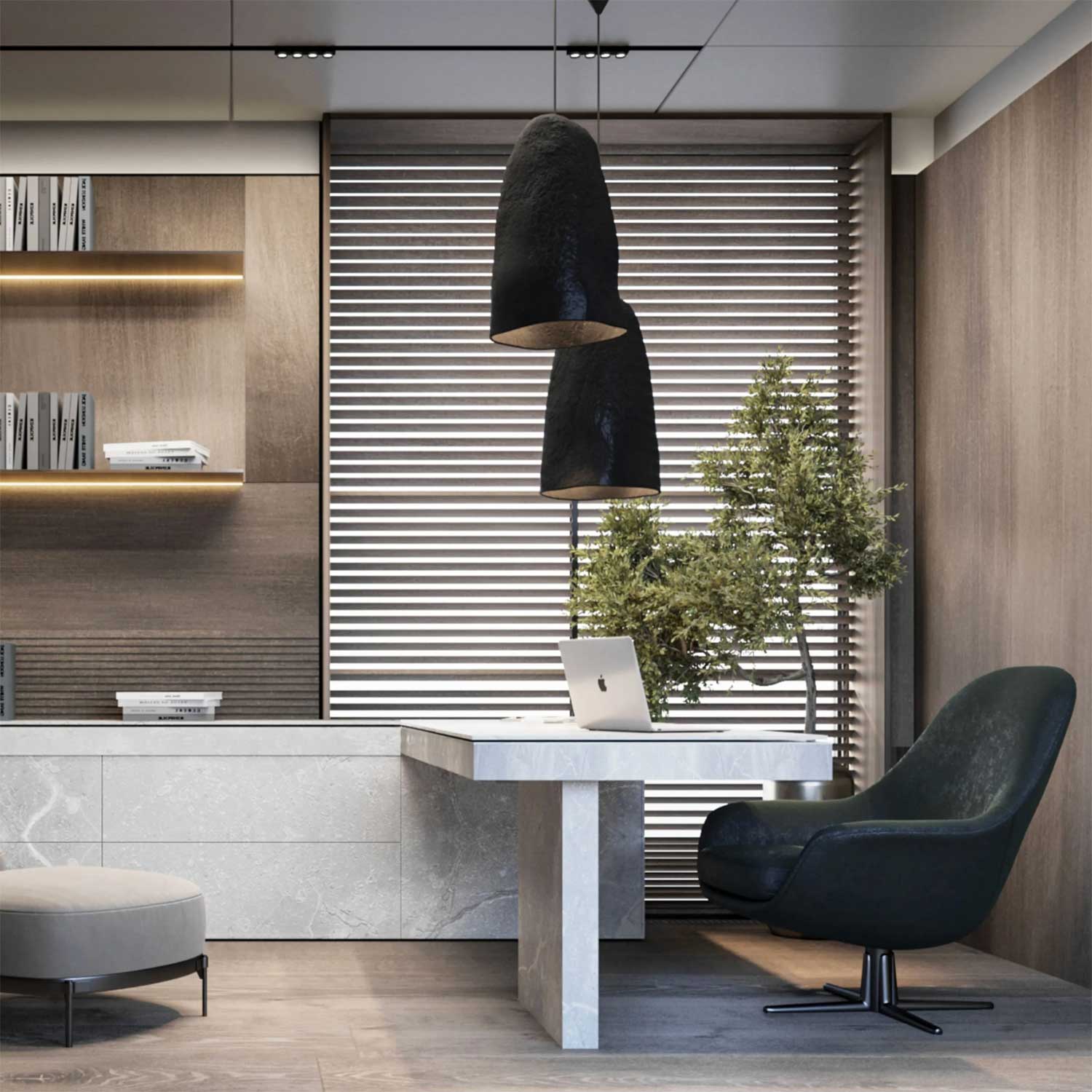 MIATA - Lámpara de diseño orgánico en cerámica para salón