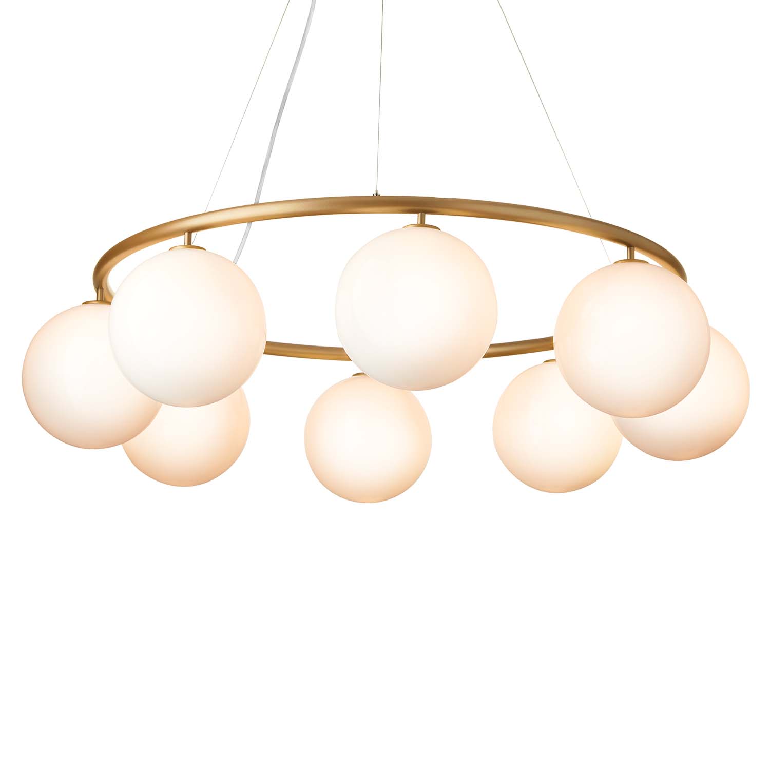 MIIRA Opal Circolare - Lampadario circolare elegante di alta gamma sala da pranzo