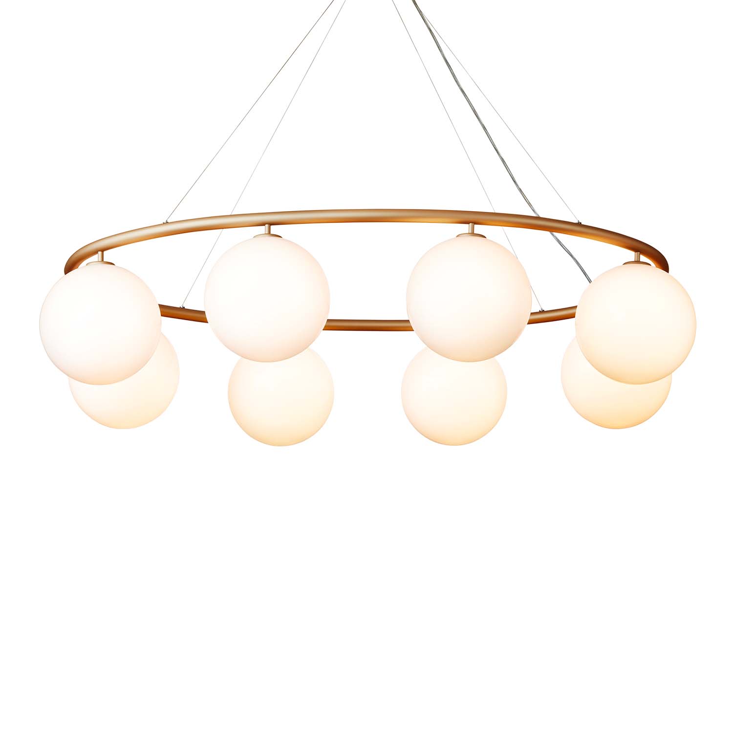 MIIRA Opal Oval - Элегантная овальная люстра премиум-класса для столовой