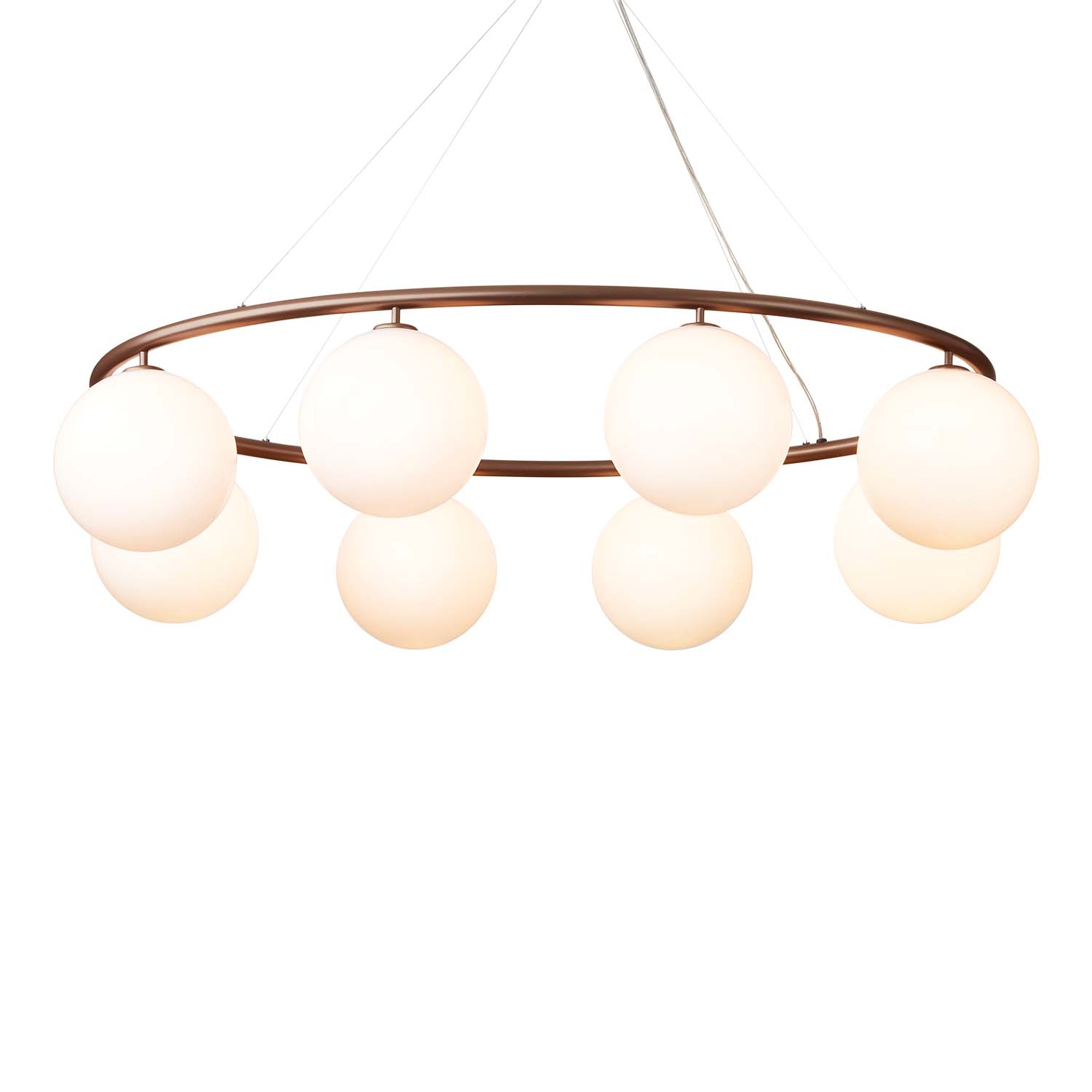 MIIRA Opal Oval - Lámpara ovalada elegante de alta gama comedor