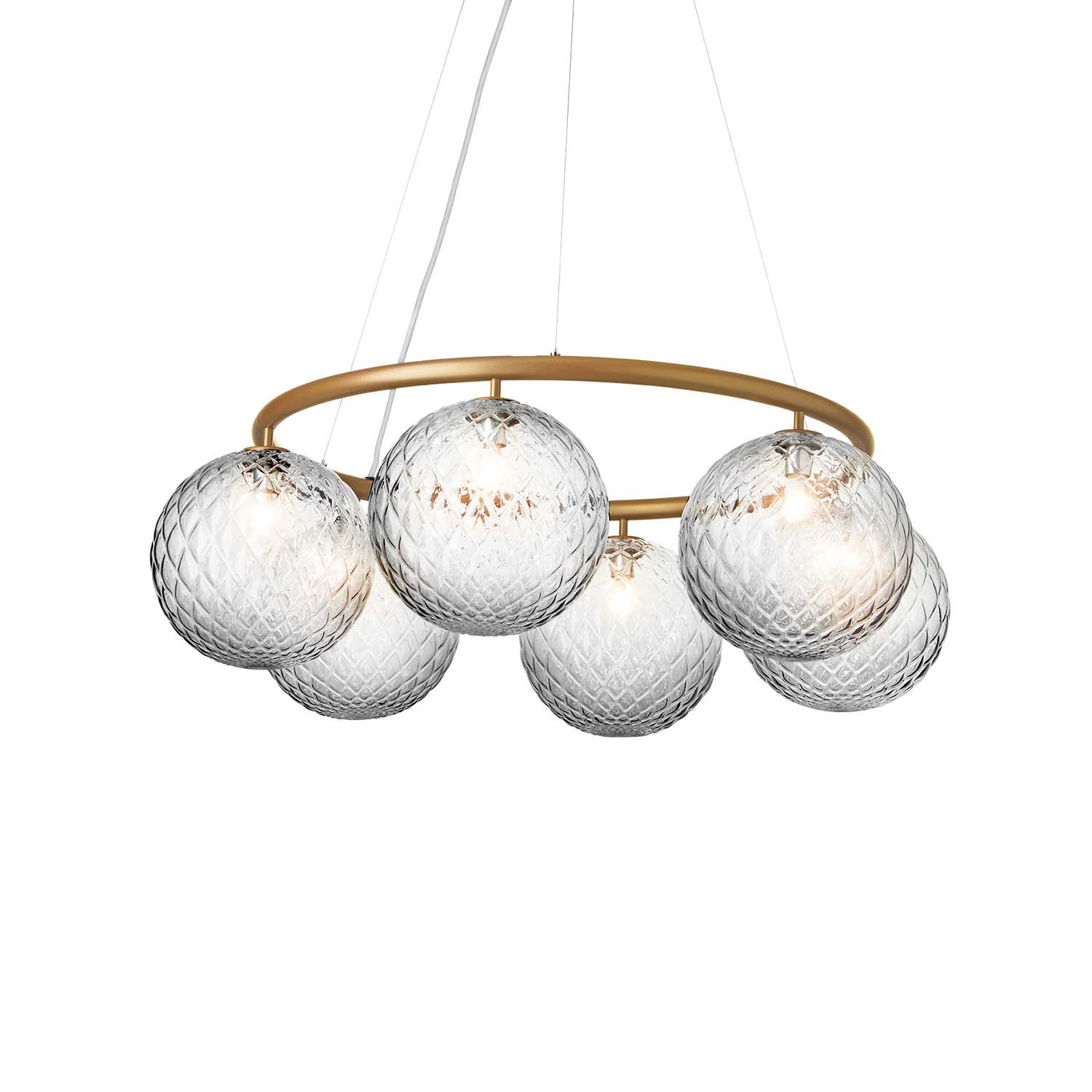 MIIRA Optic Circolare - Sospensione circolare elegante di alta gamma soggiorno