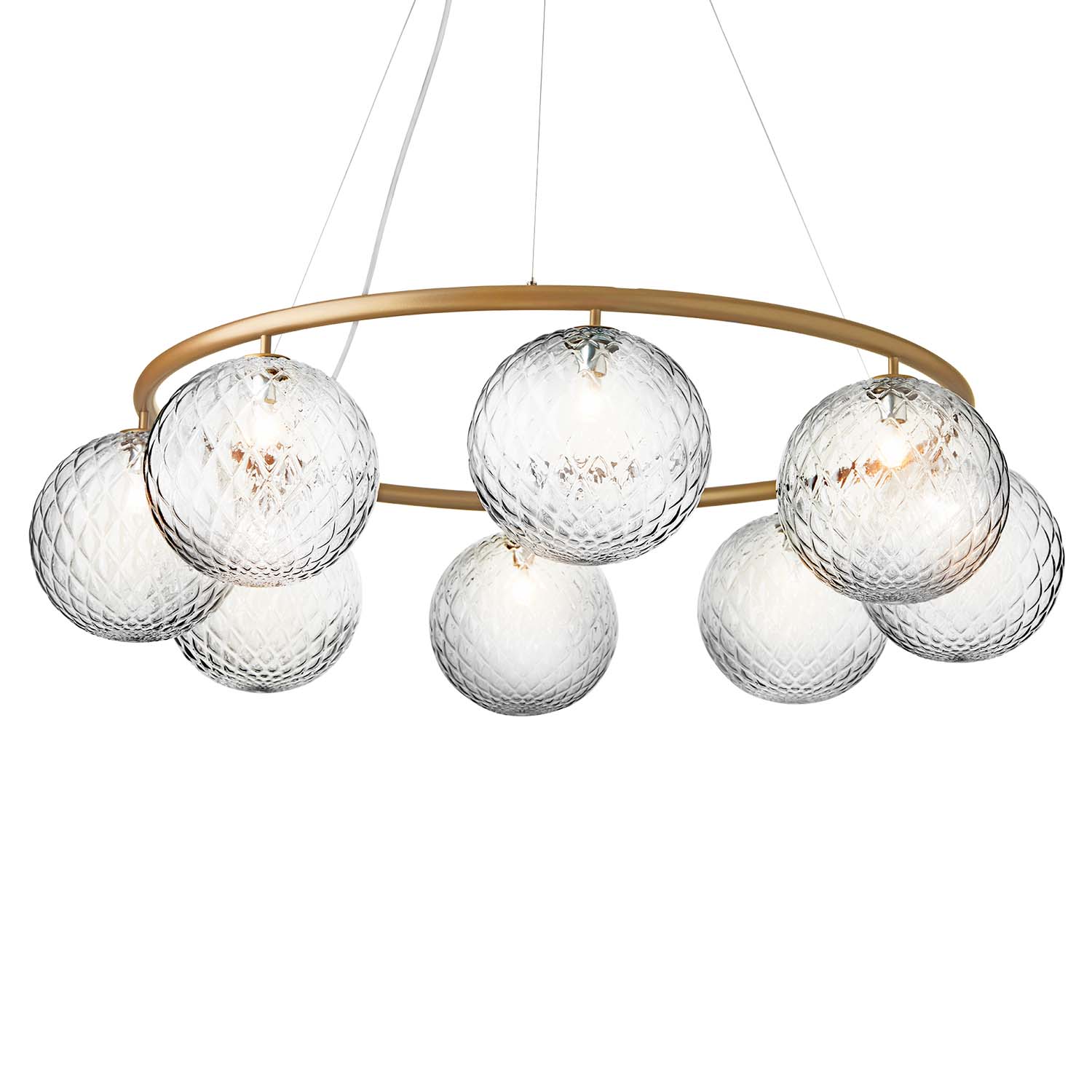 MIIRA Optic Circolare - Sospensione circolare elegante di alta gamma soggiorno