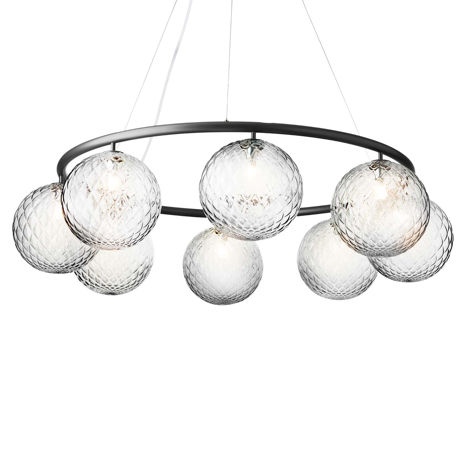 MIIRA Optic Circolare - Sospensione circolare elegante di alta gamma soggiorno