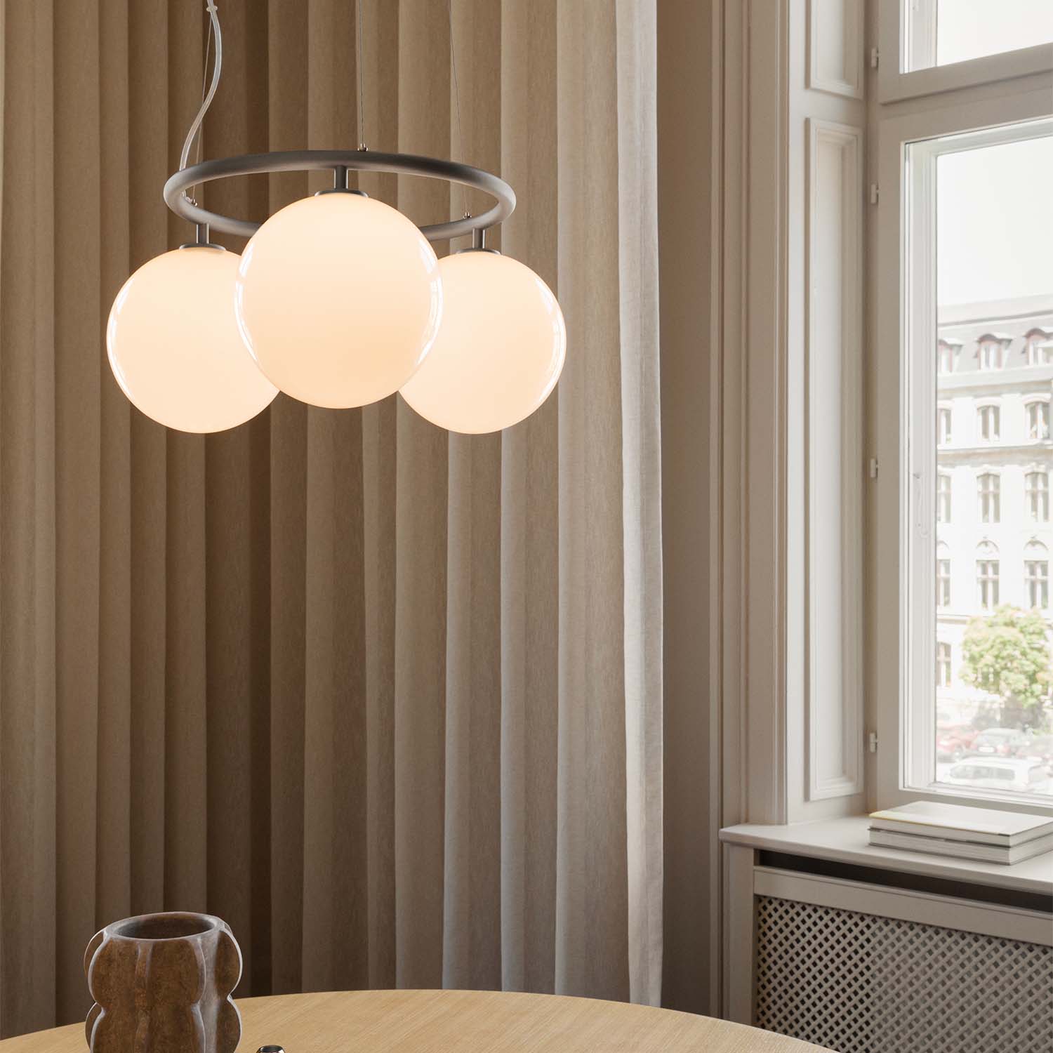 MIIRA Opal Circolare - Lampadario circolare elegante di alta gamma sala da pranzo