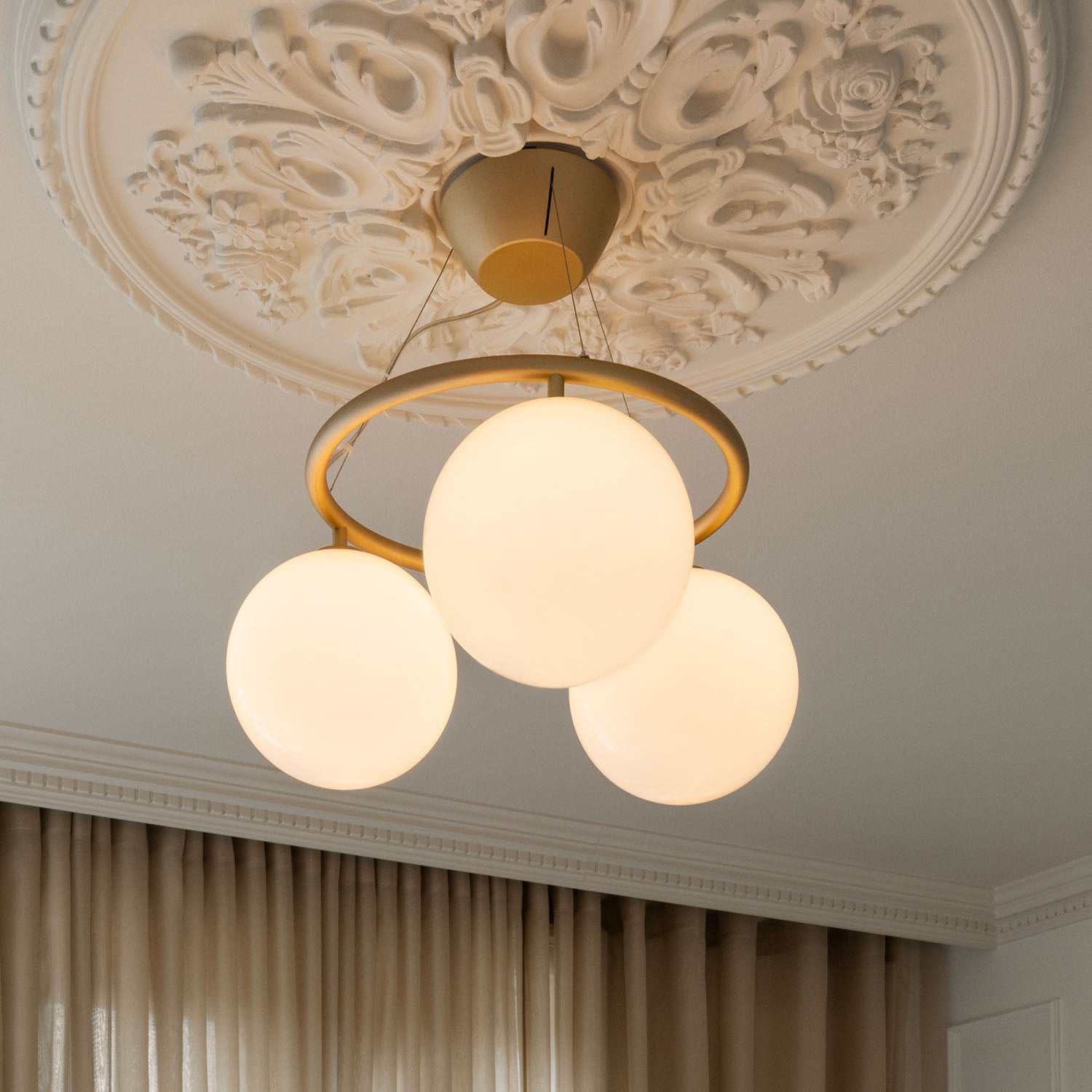 MIIRA Opal Circolare - Lampadario circolare elegante di alta gamma sala da pranzo